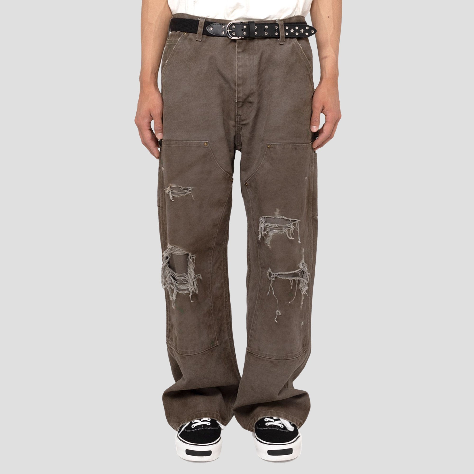 DISTRESSED PAINTER PANTS