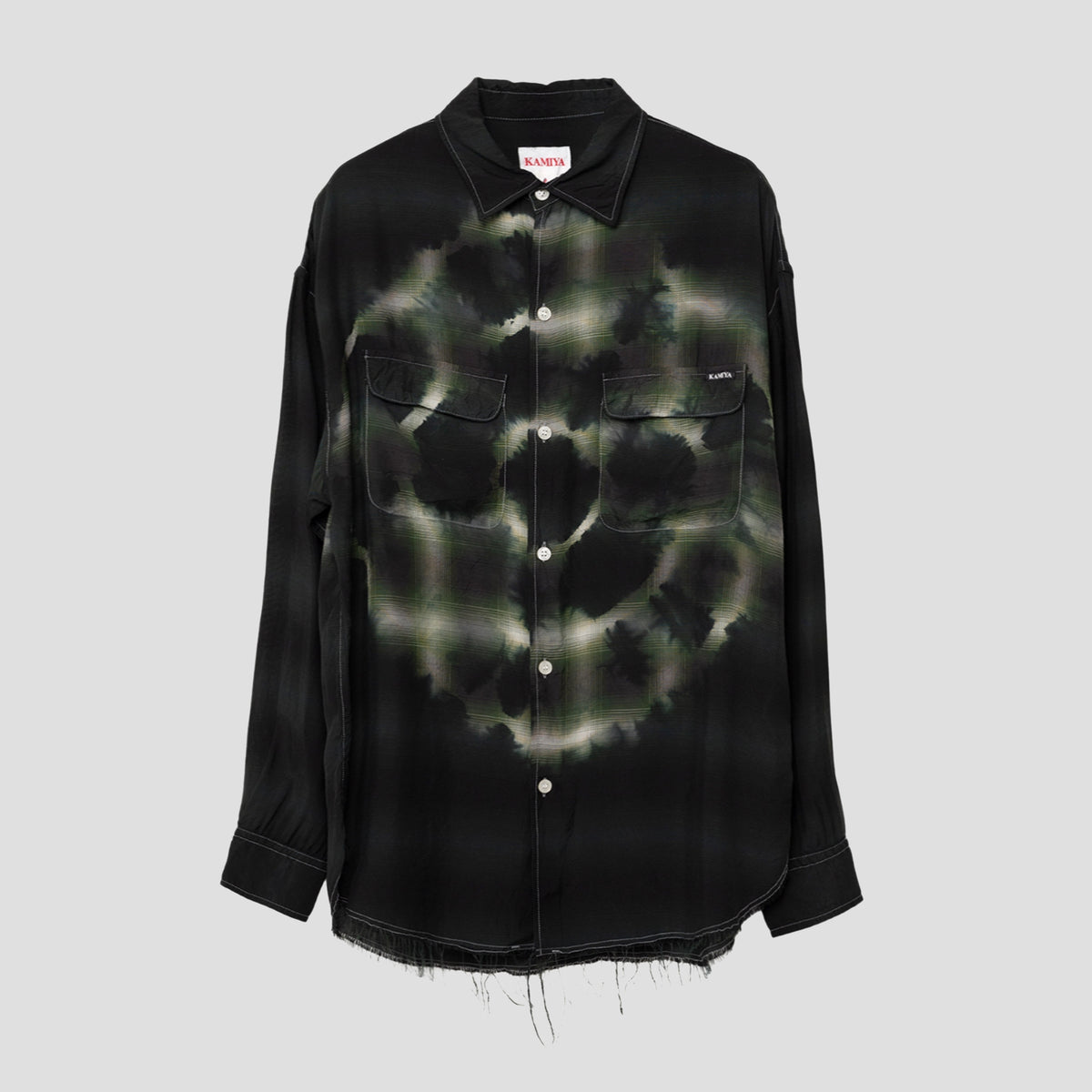KAMIYA - OVERDYED CHECK SHIRTS