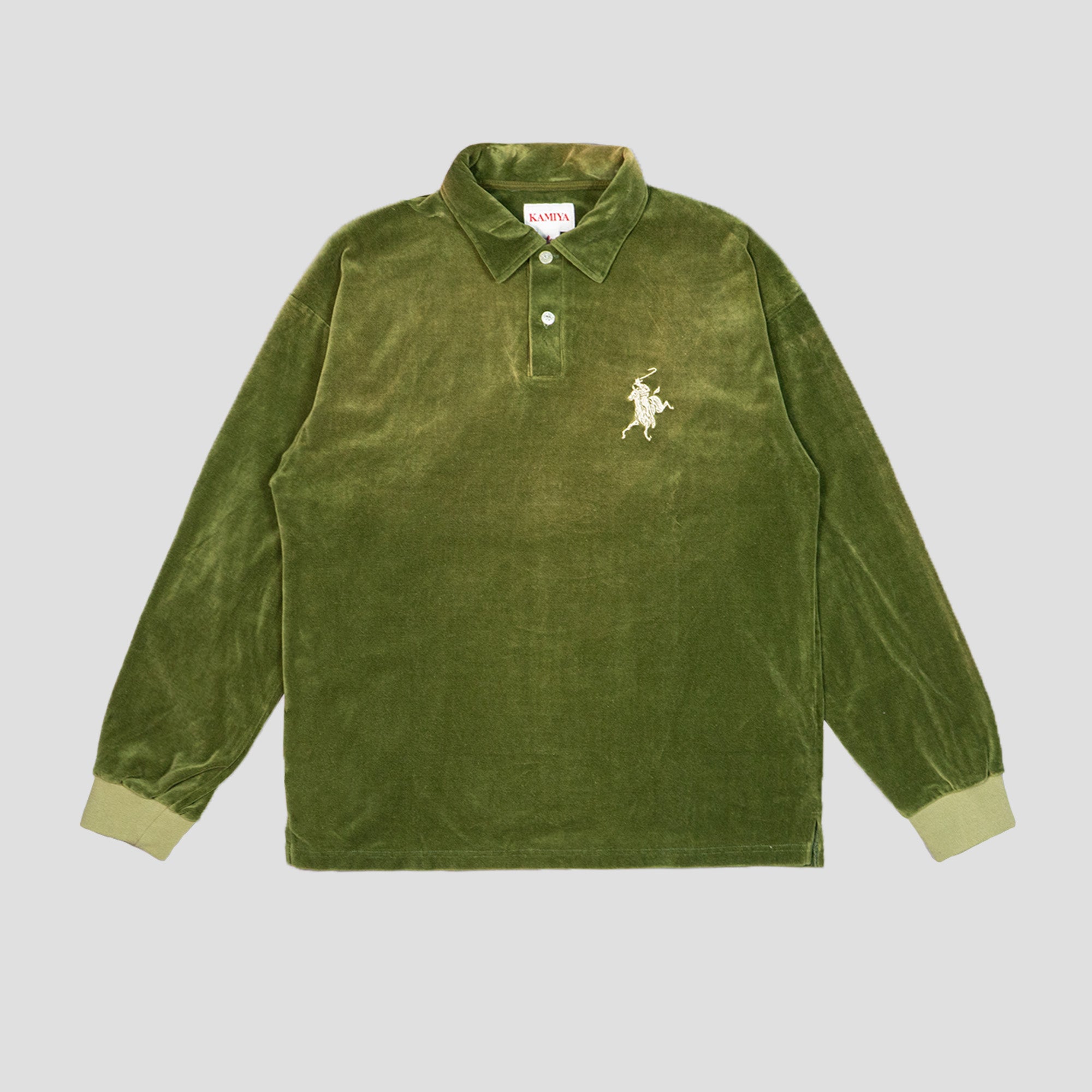 BREACHED VELOUR POLO SHIRTS