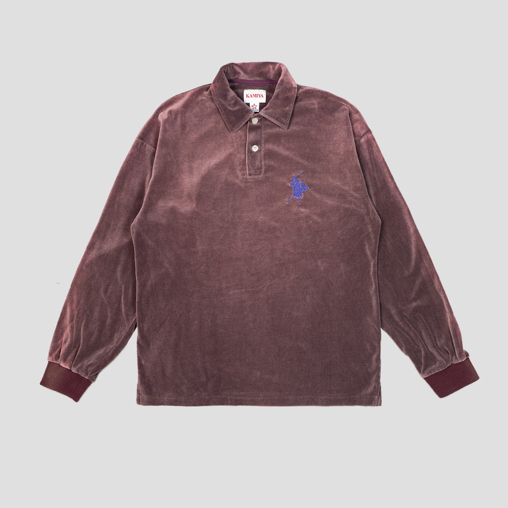 BREACHED VELOUR POLO SHIRTS