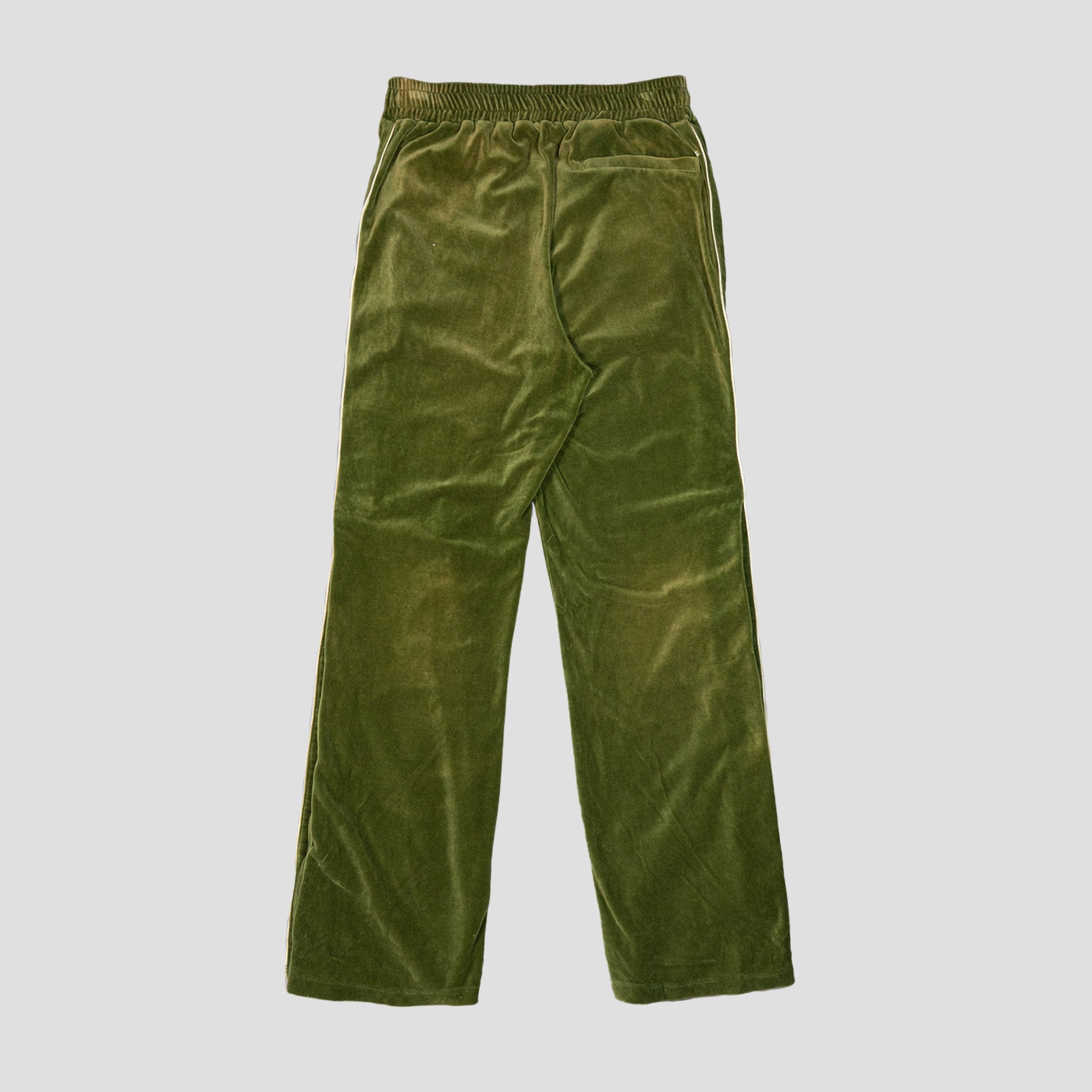 BREACHED VELOUR PANTS