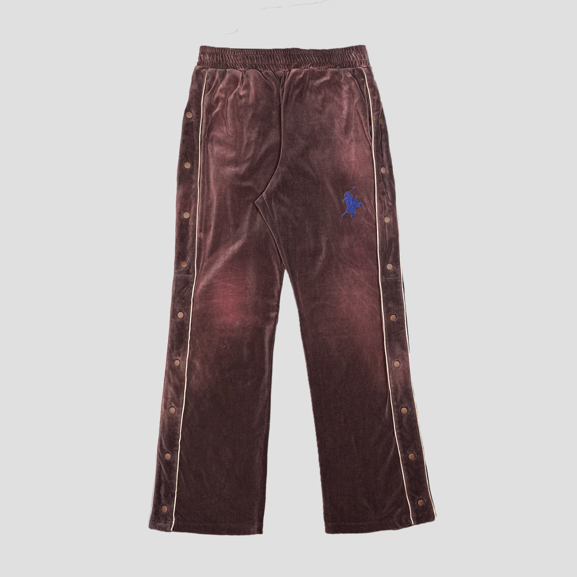 BREACHED VELOUR PANTS