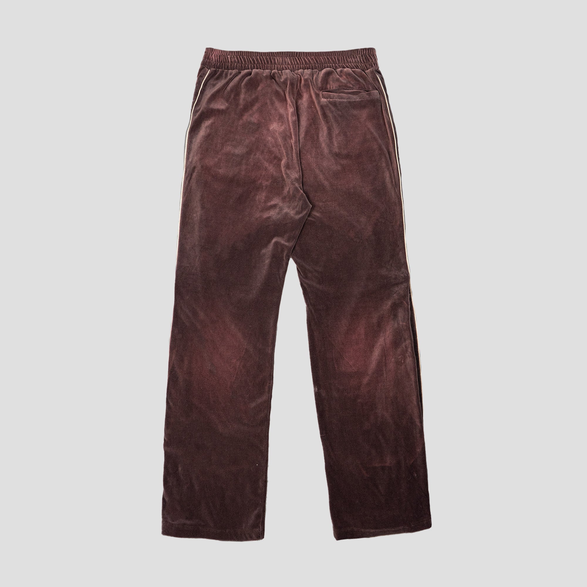 BREACHED VELOUR PANTS