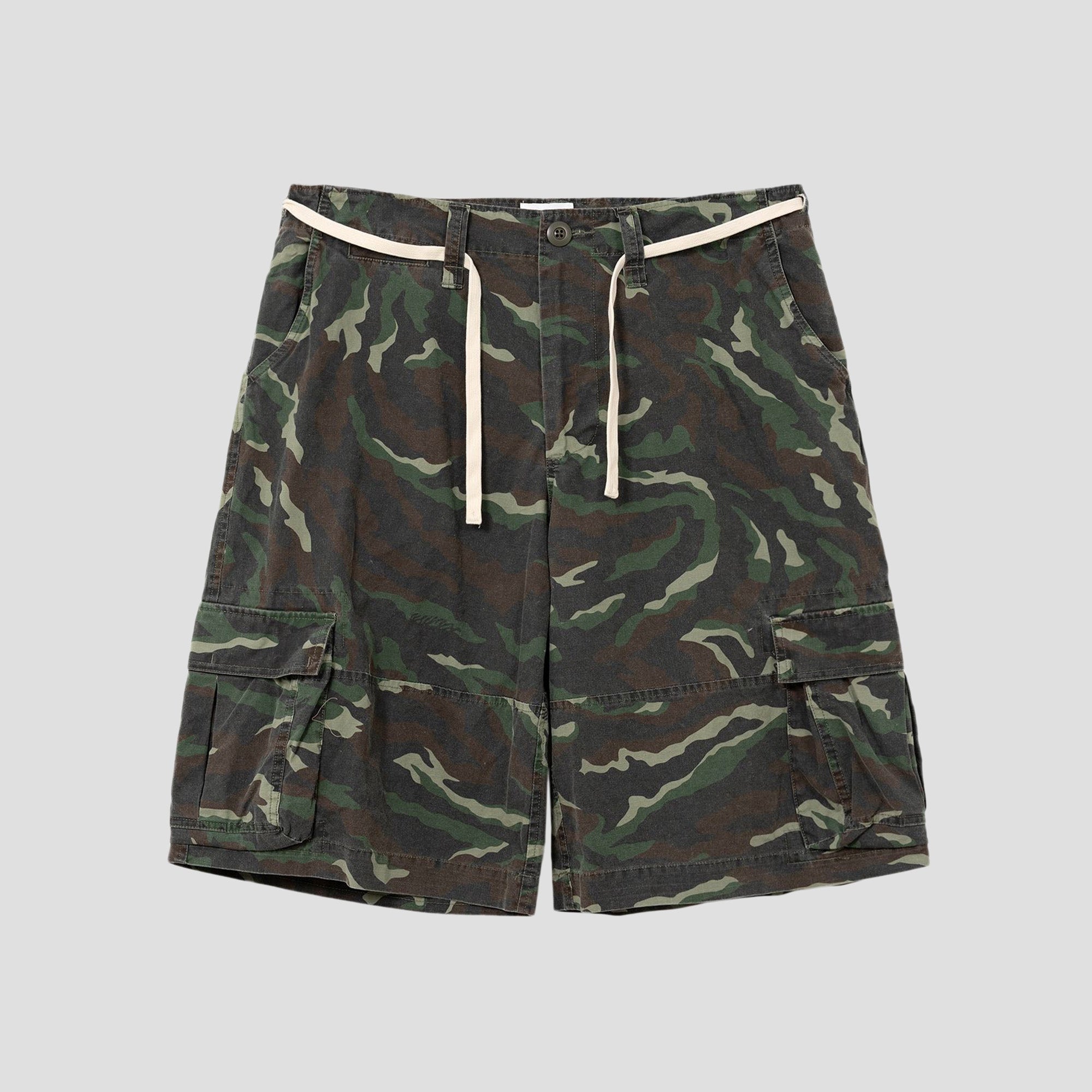 CAMO WASH CARGO SHORTS