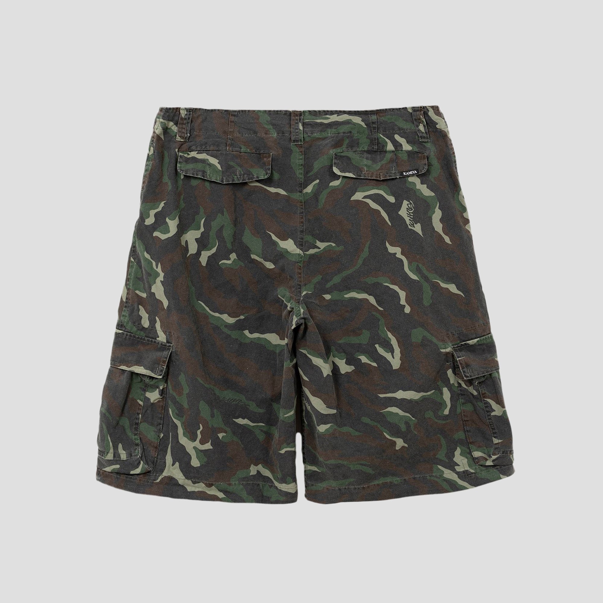 CAMO WASH CARGO SHORTS