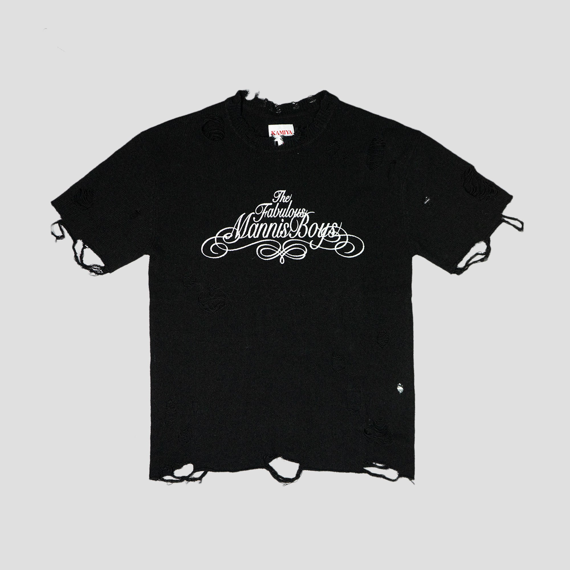 DISTRESSED KNIT T-SHIRTS