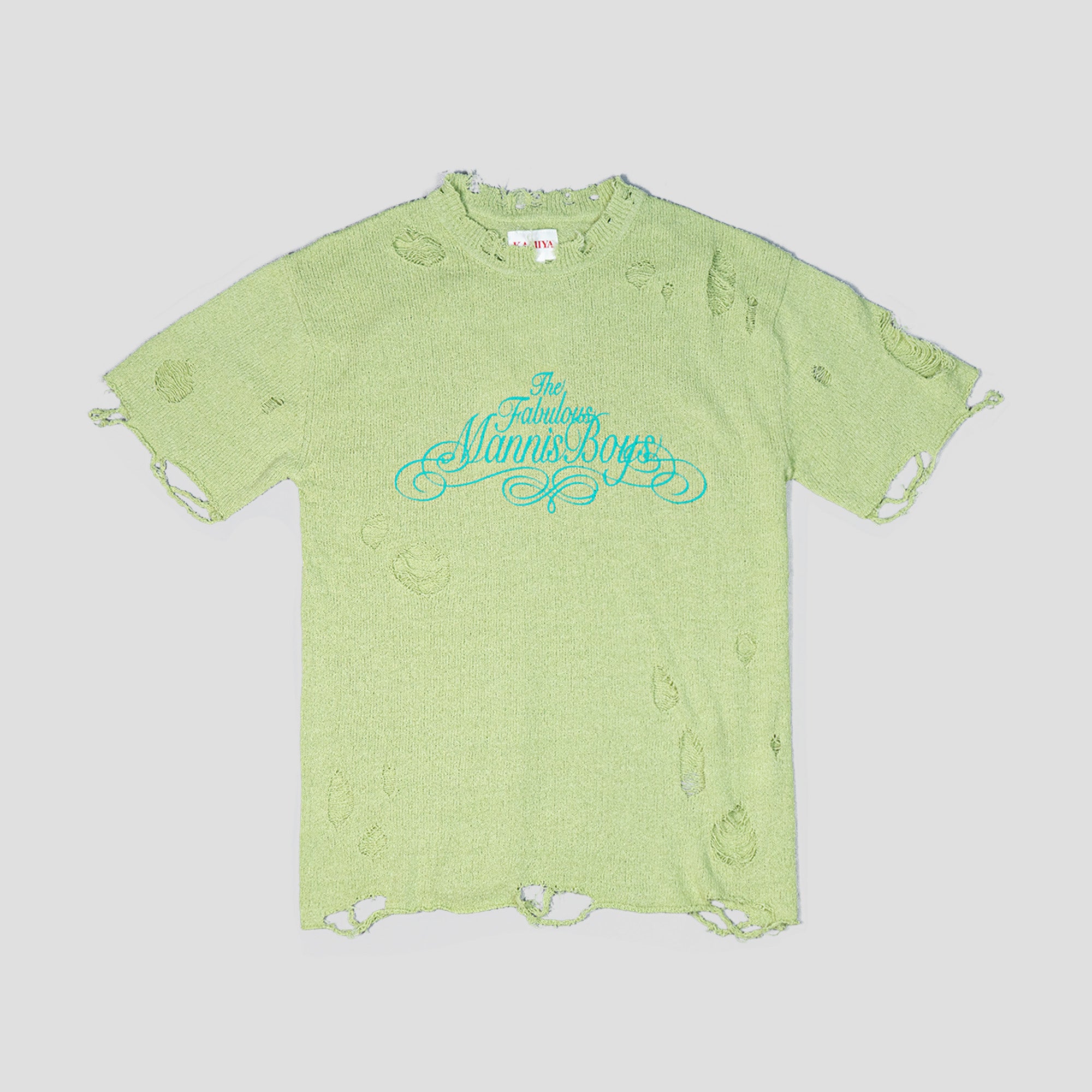 DISTRESSED KNIT T-SHIRTS