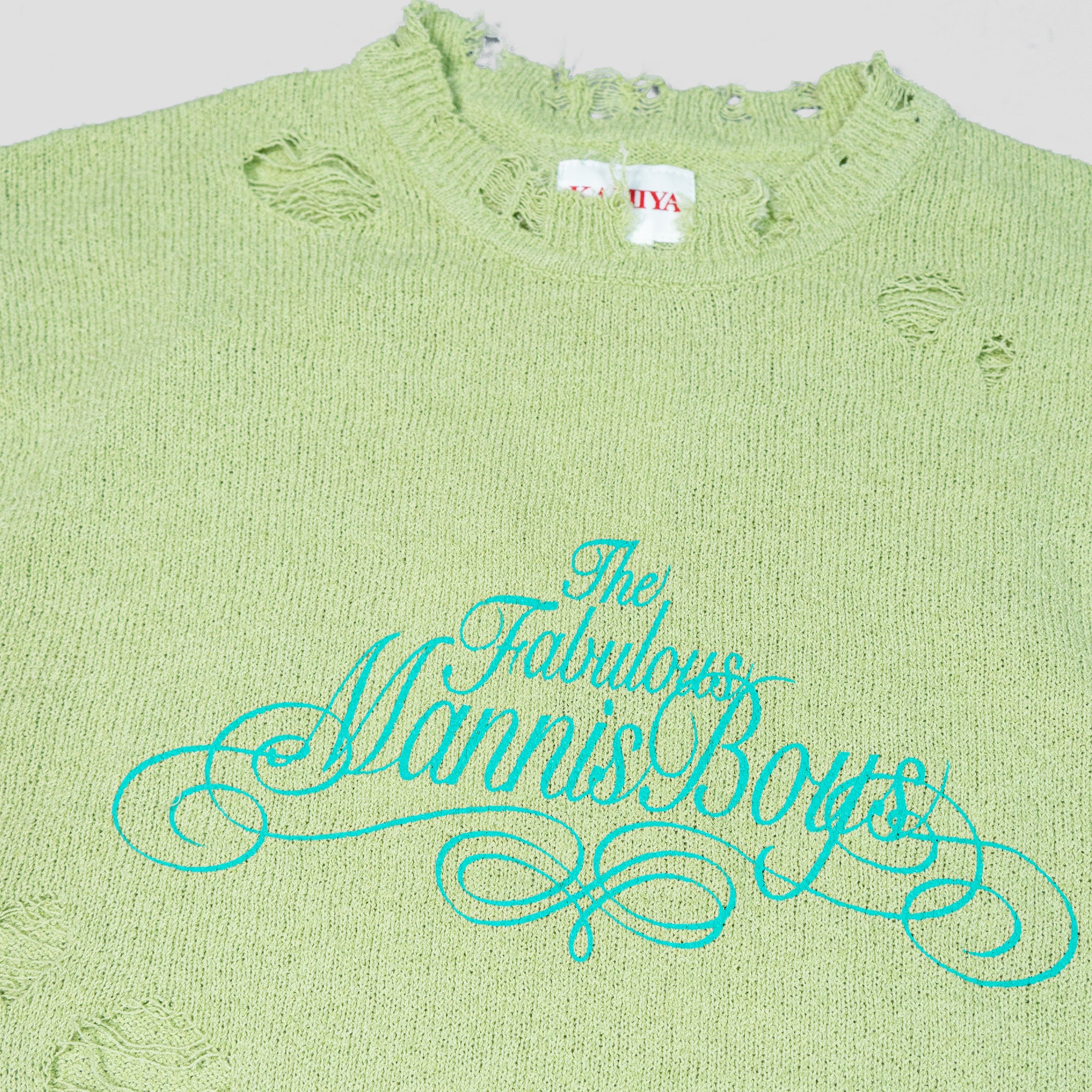 DISTRESSED KNIT T-SHIRTS