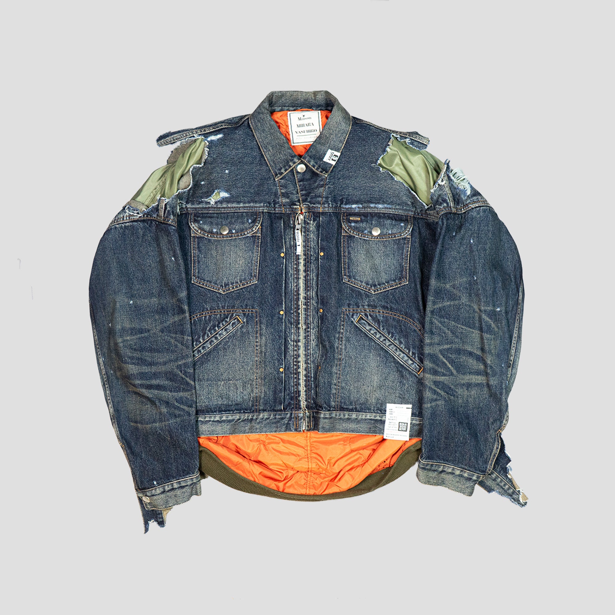 LAYERED DENIM + FLIGHT JACKET