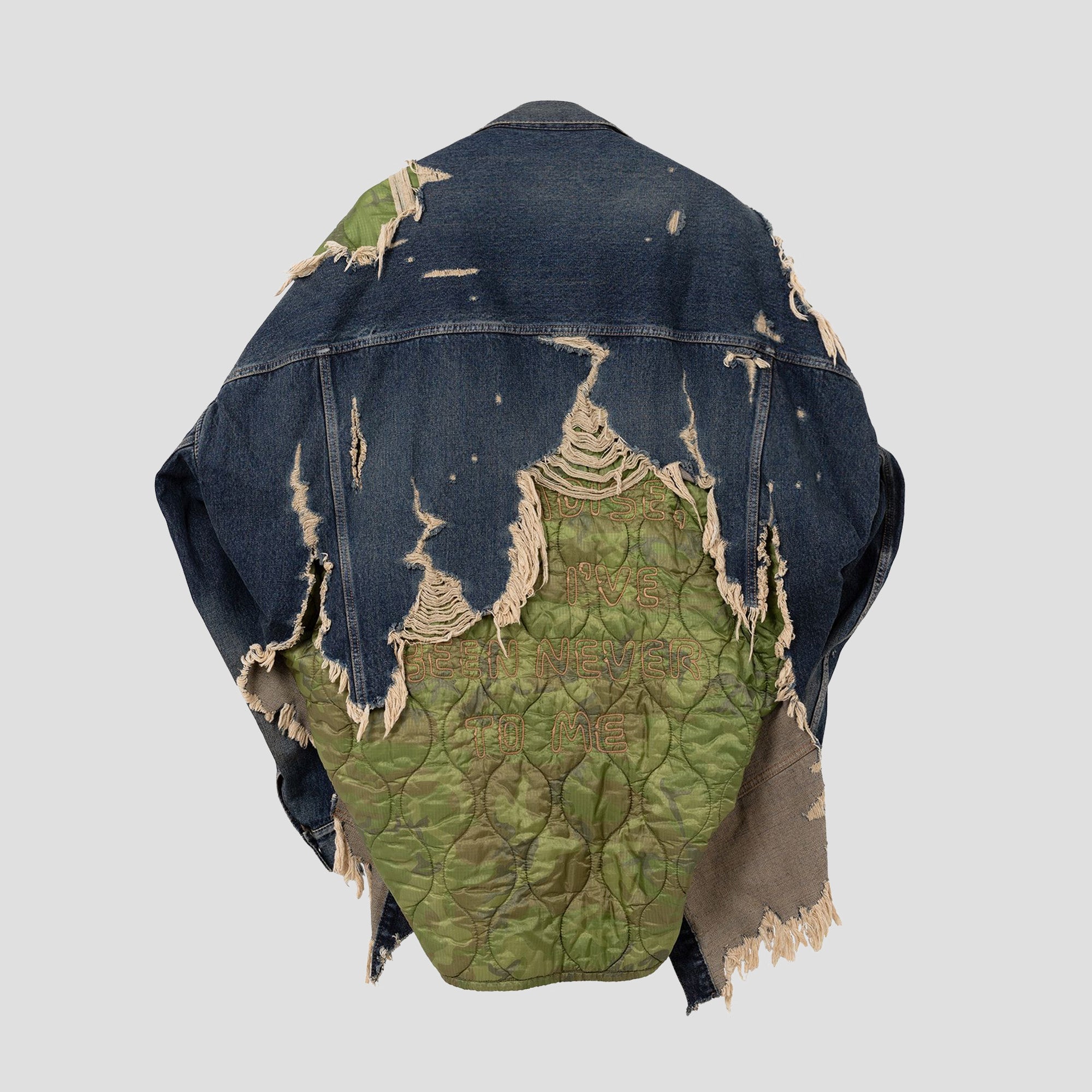 DOUBLE LAYERED DENIM JACKET