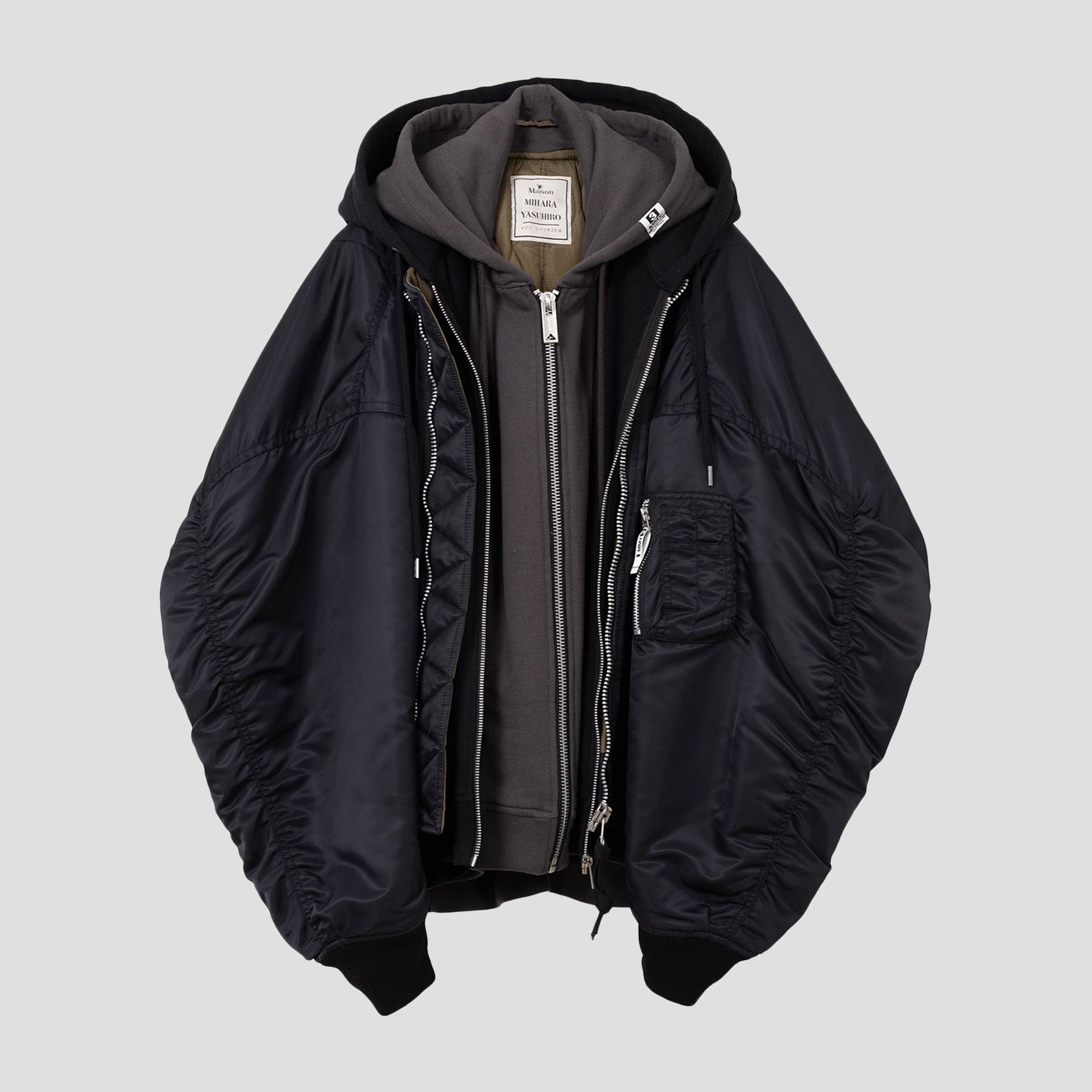 TRIPLE LAYERED BOMBER JACKET