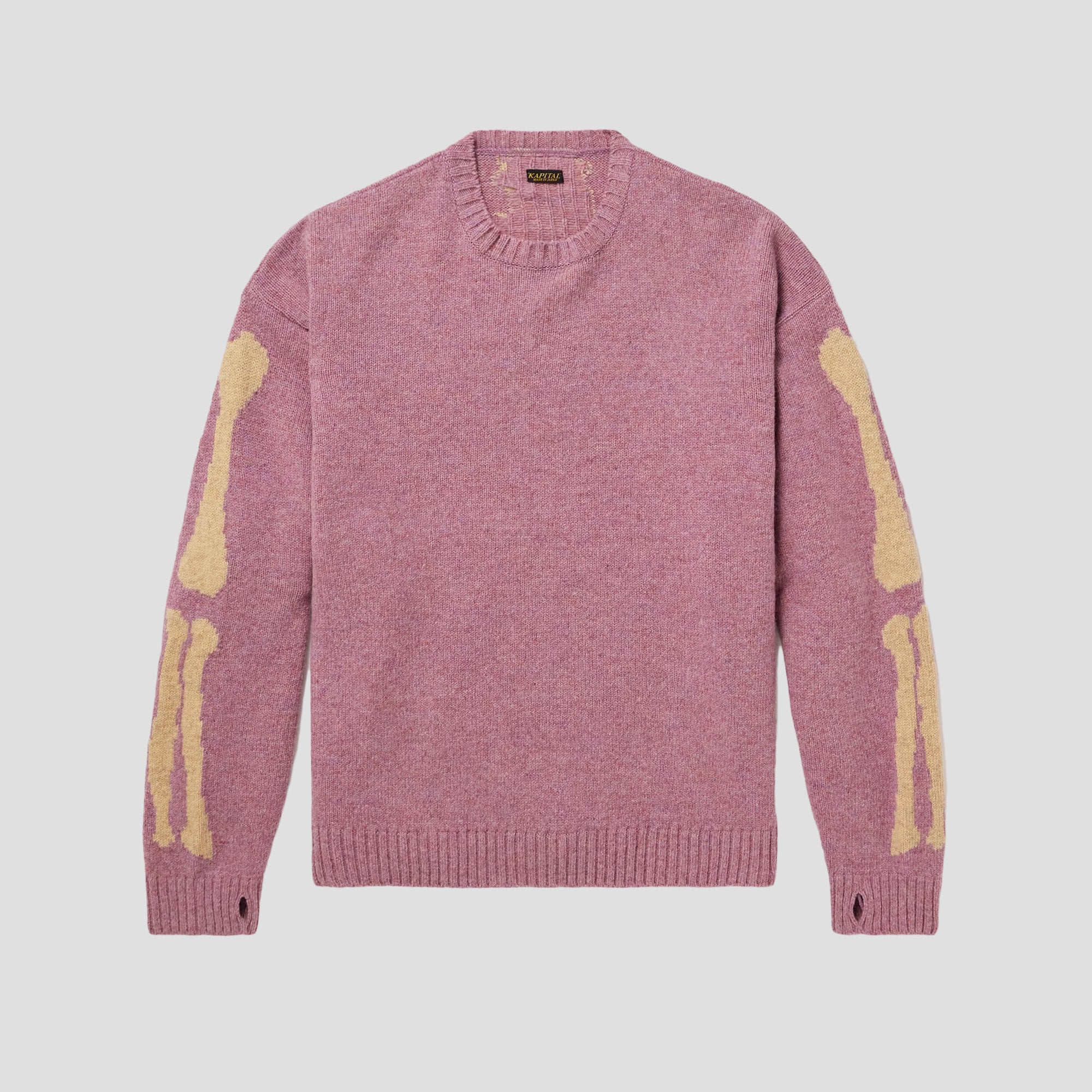 BONE CREW NECK SWEATER