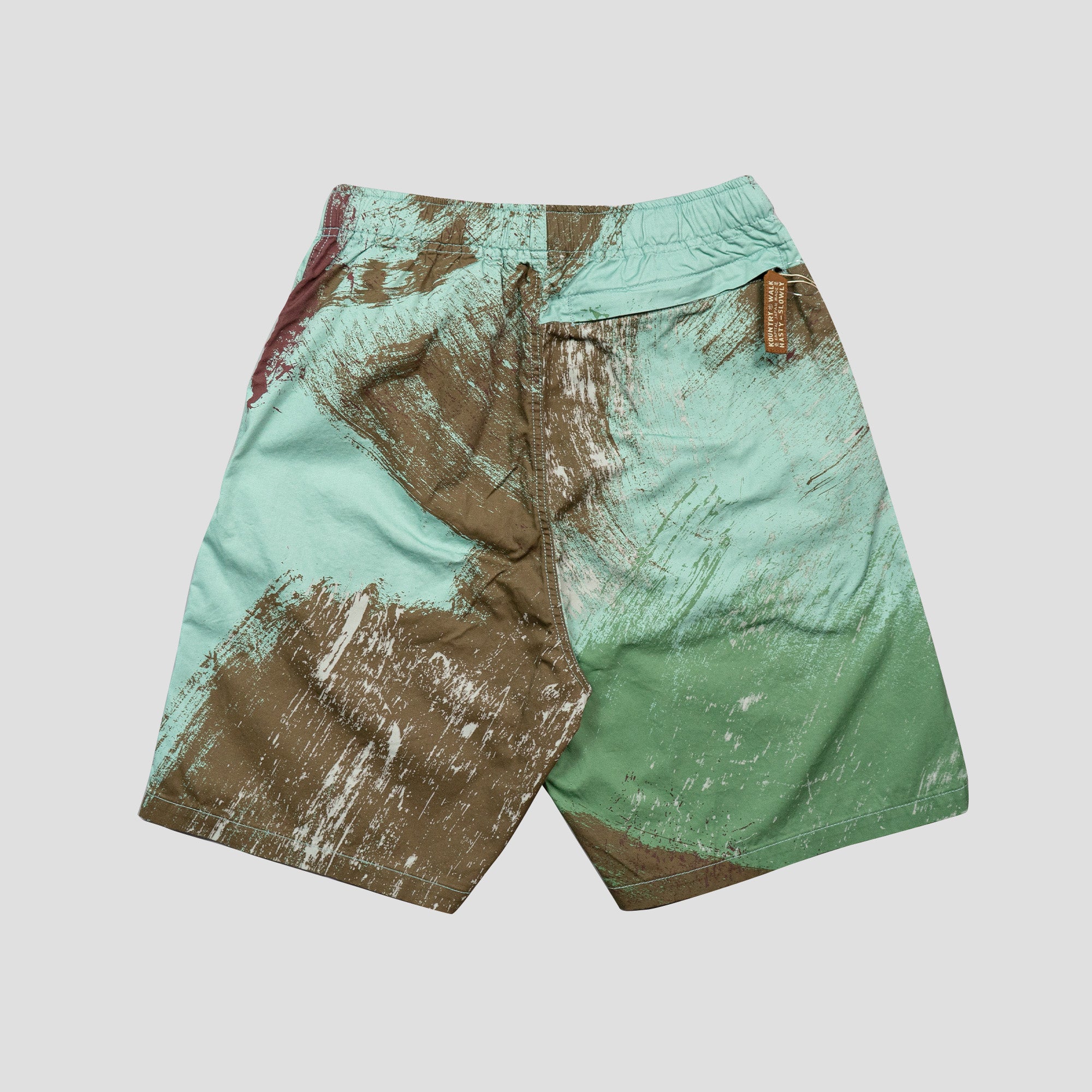 COMBED BURBERRY BRUSH-CAMO EASY SHORTS