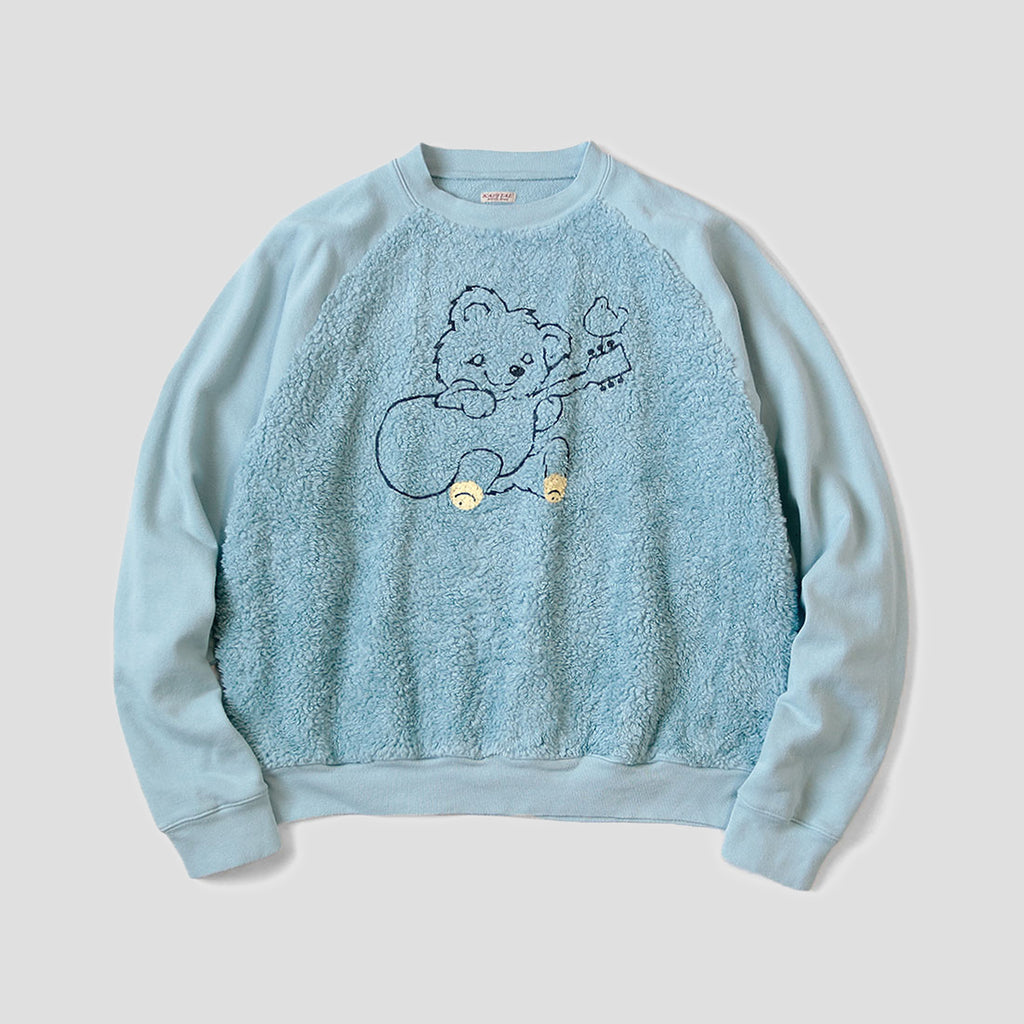 KAPITAL - FUR GRIZZLY SWEAT SHIRTS (BEAR) 