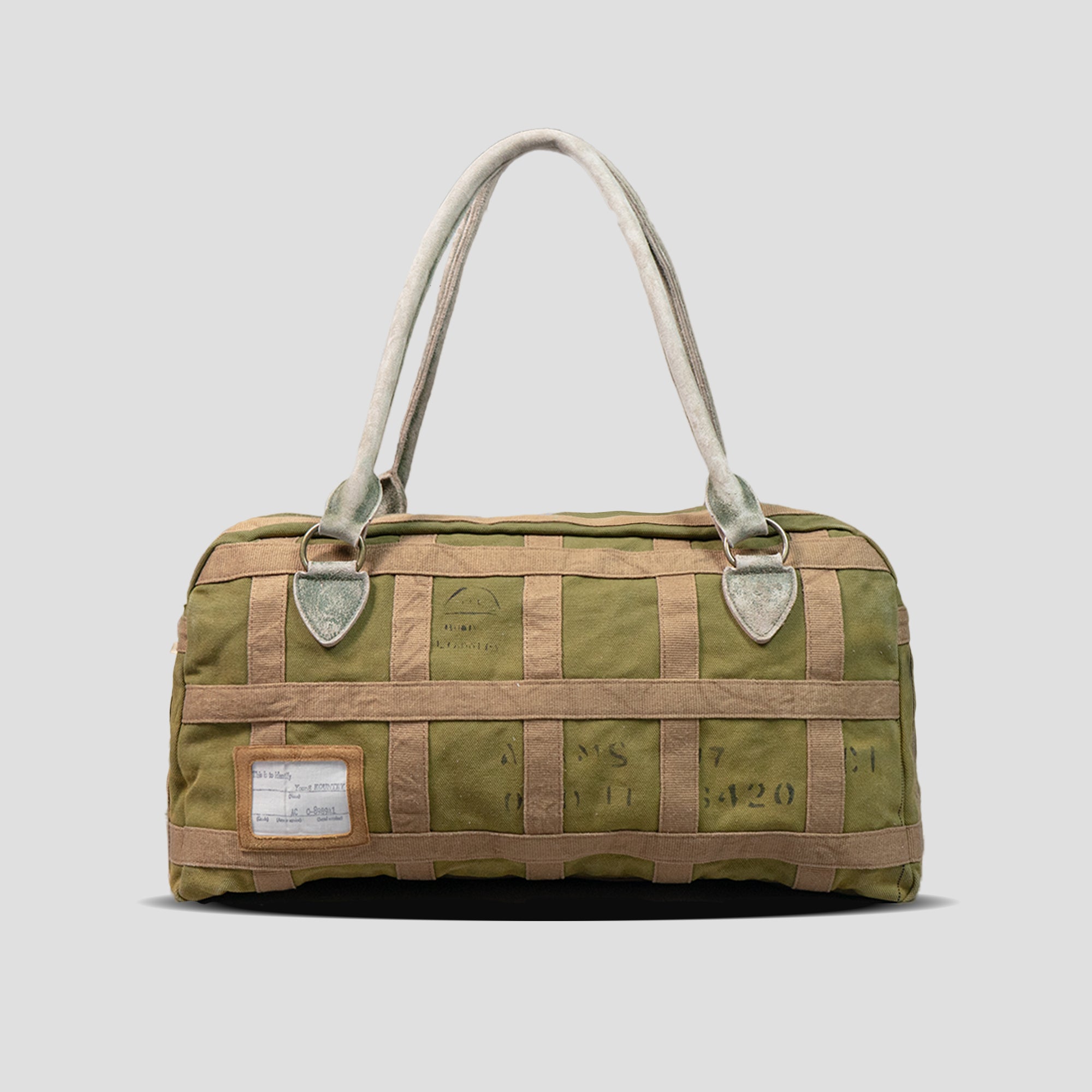 #4 ARMY CANVAS TATTERSALL CARGO BAG