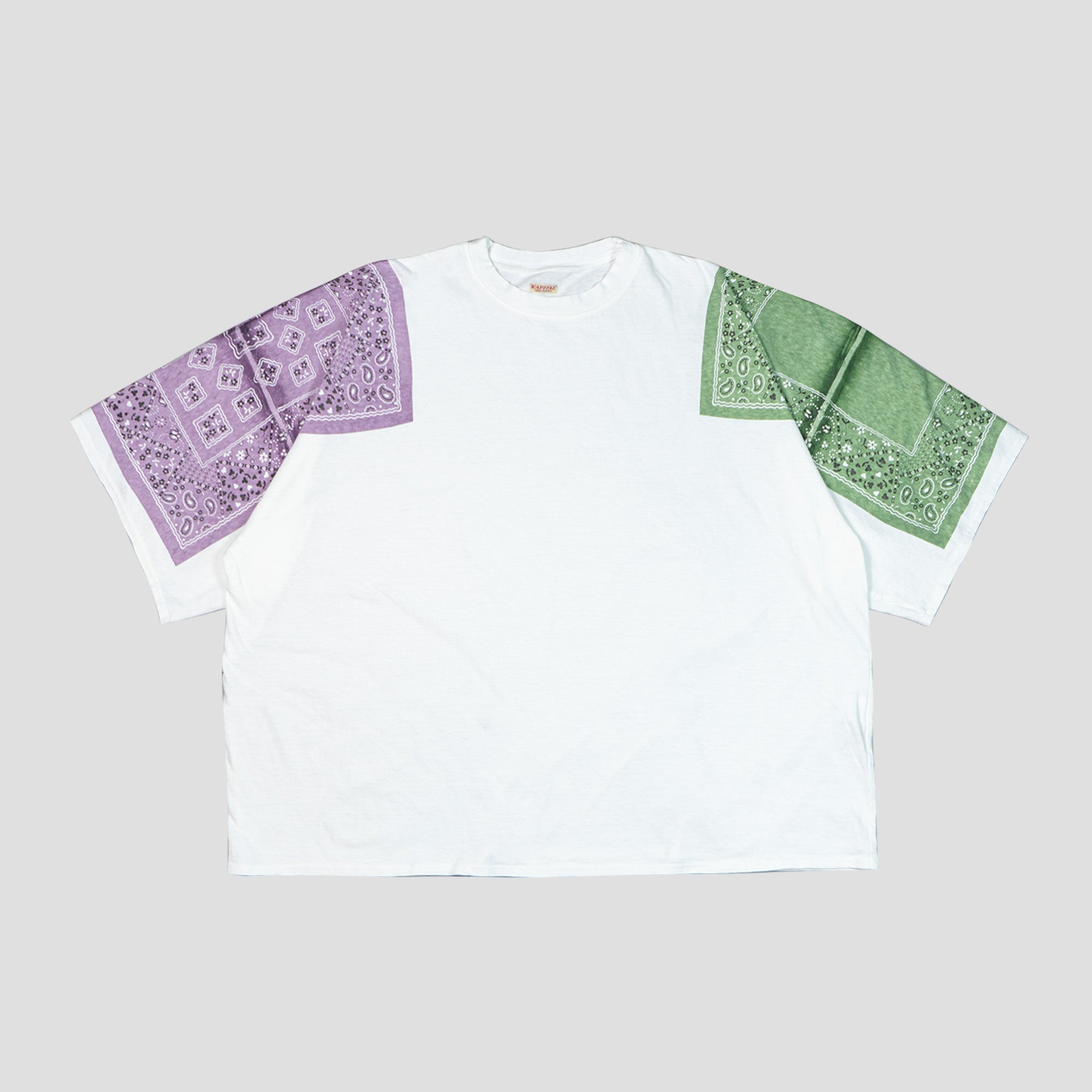 JERSEY BANDANA OVERSIZED T-SHIRTS (PECKISH RAINBOWY)