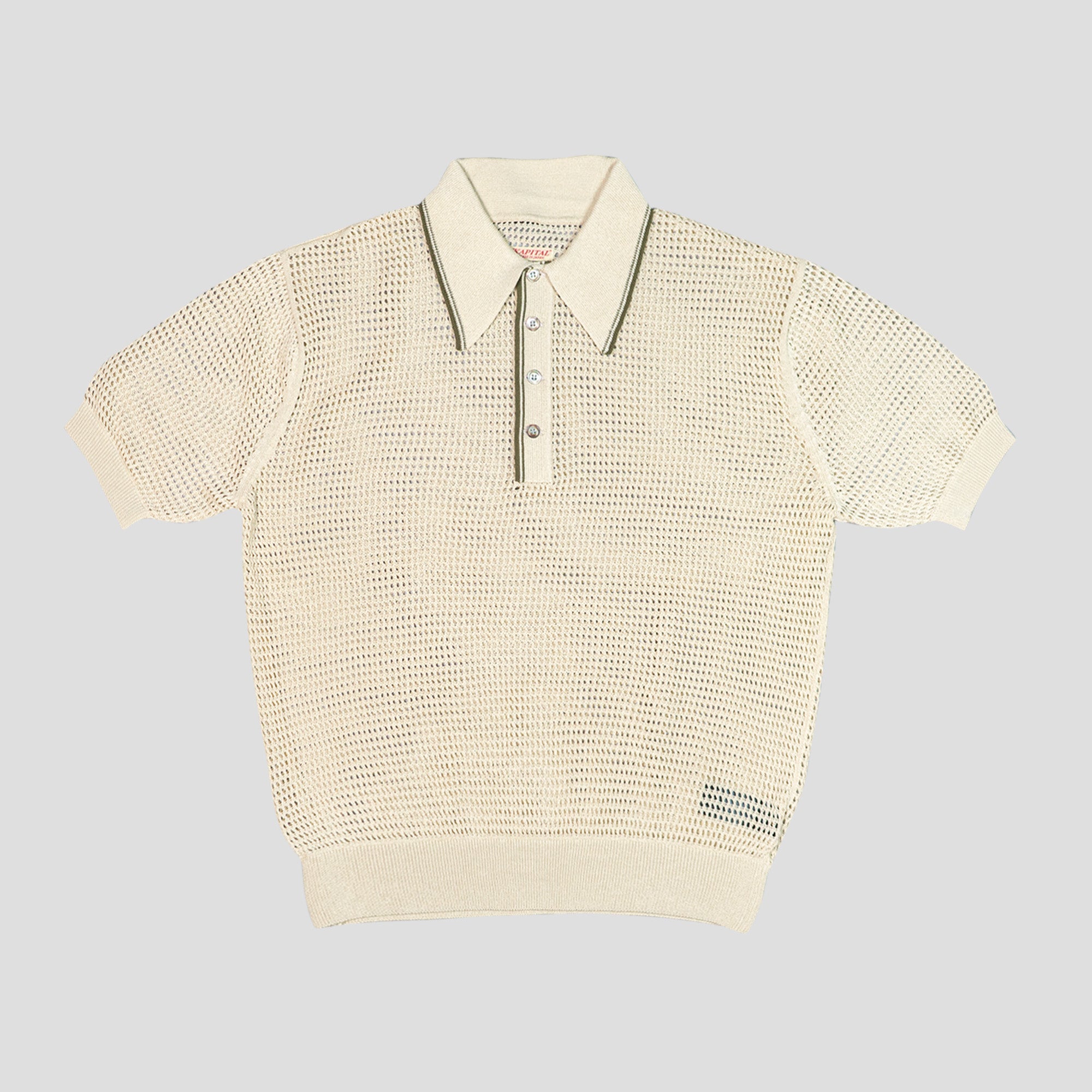 12G MESH KNIT POLO SHIRT