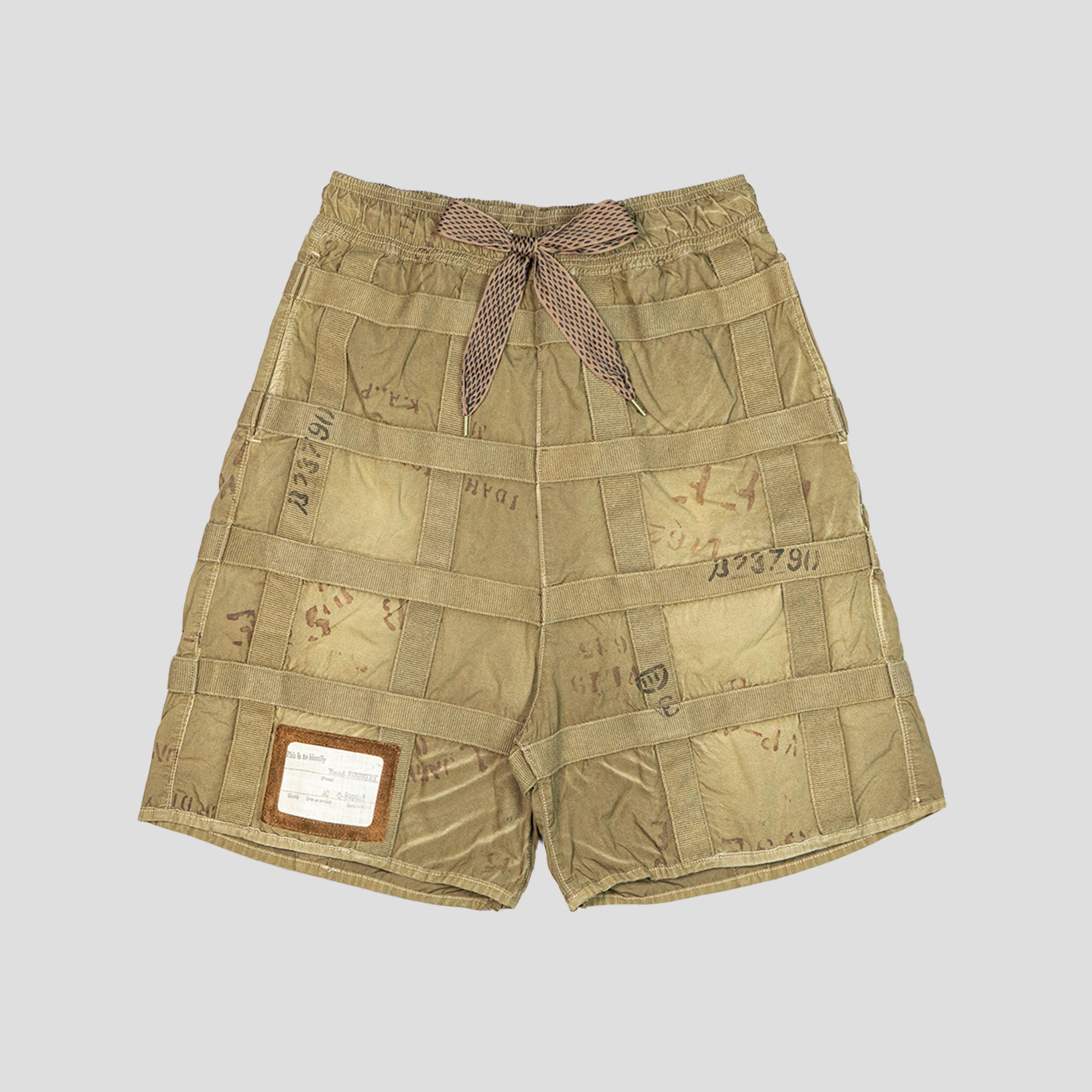 PRISONER-CRAFT TATTERSALL SHORTS