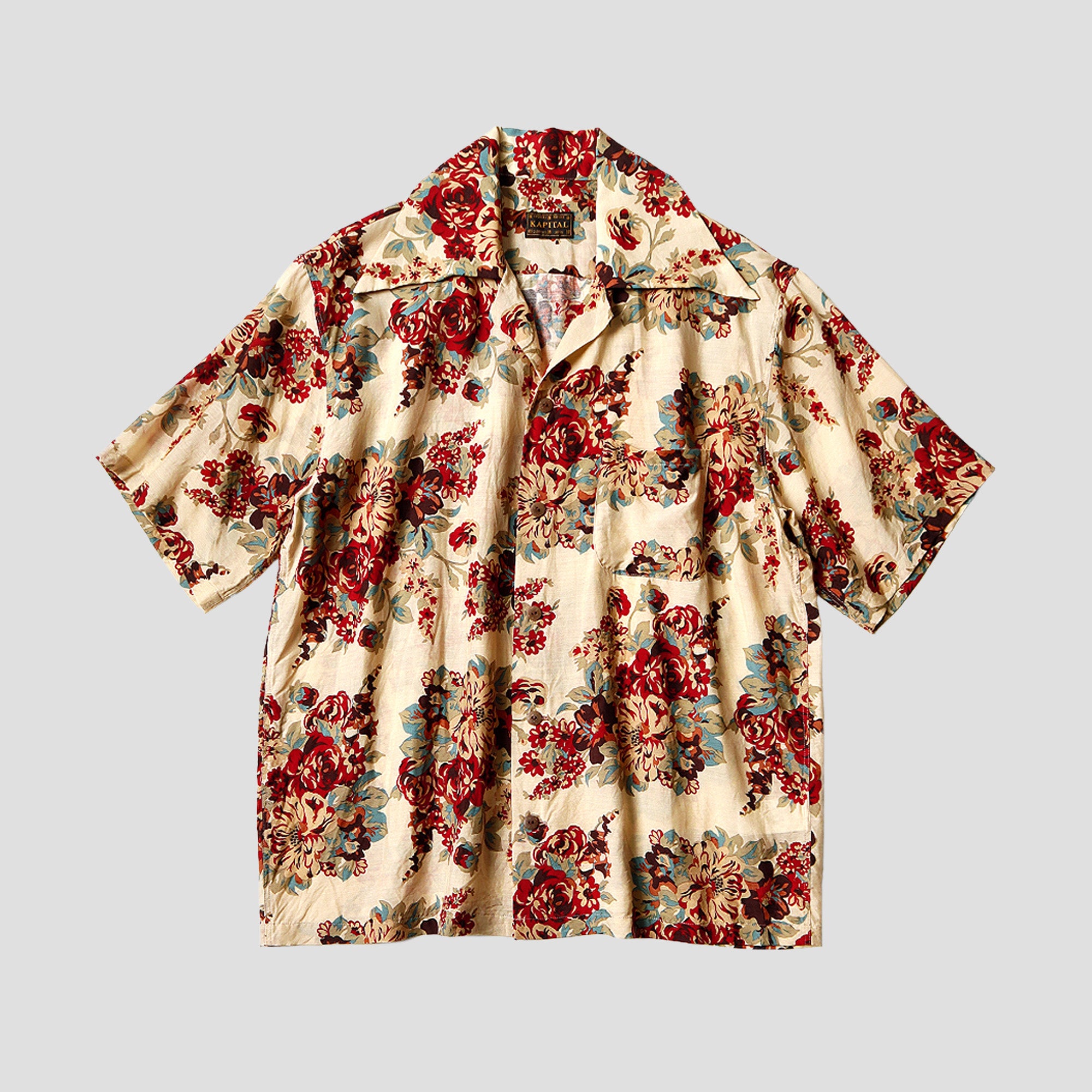 SILK/RAYON MARIA WRANGLER COLOR ALOHA SHIRTS