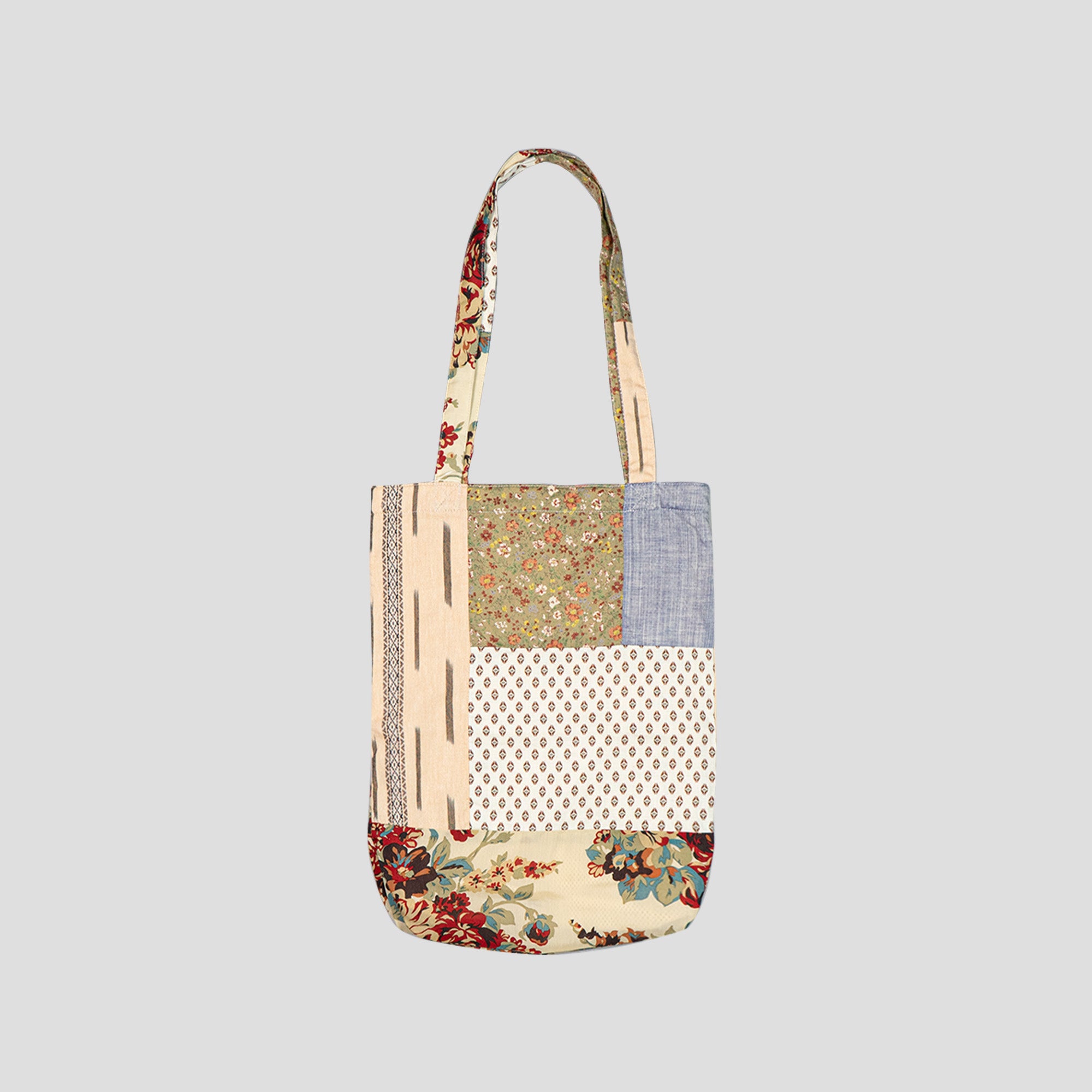 PATCHWORK NOVEL TOTE BAG