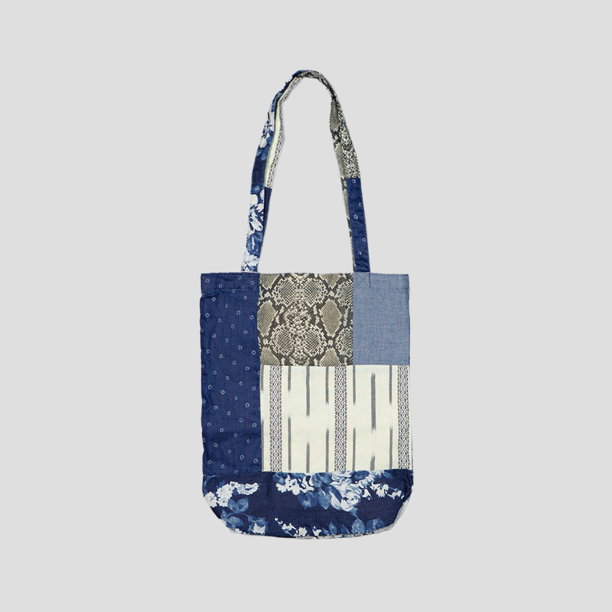 PATCHWORK NOVEL TOTE BAG