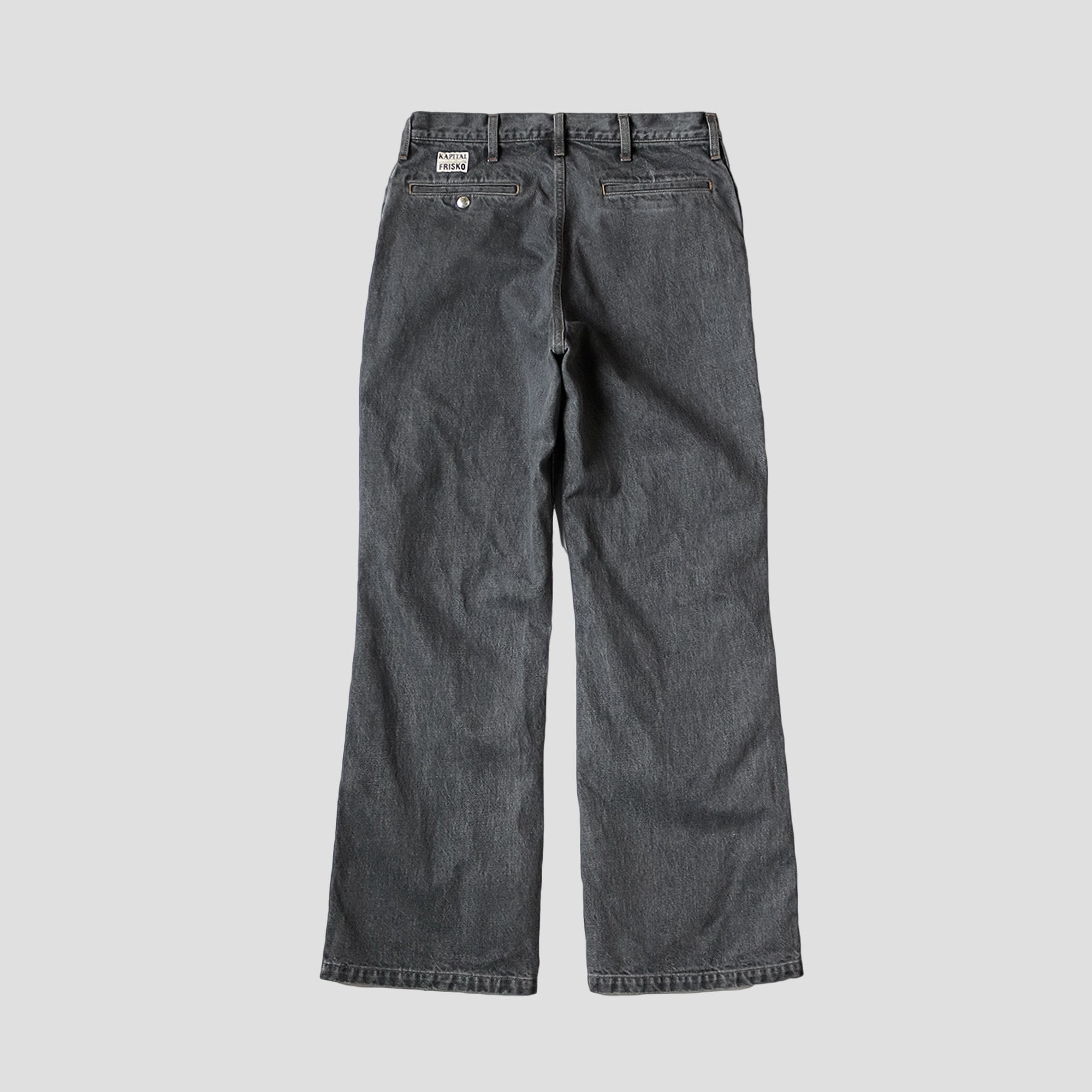 14oz BLACK DENIM 5P FRISCO JEANS