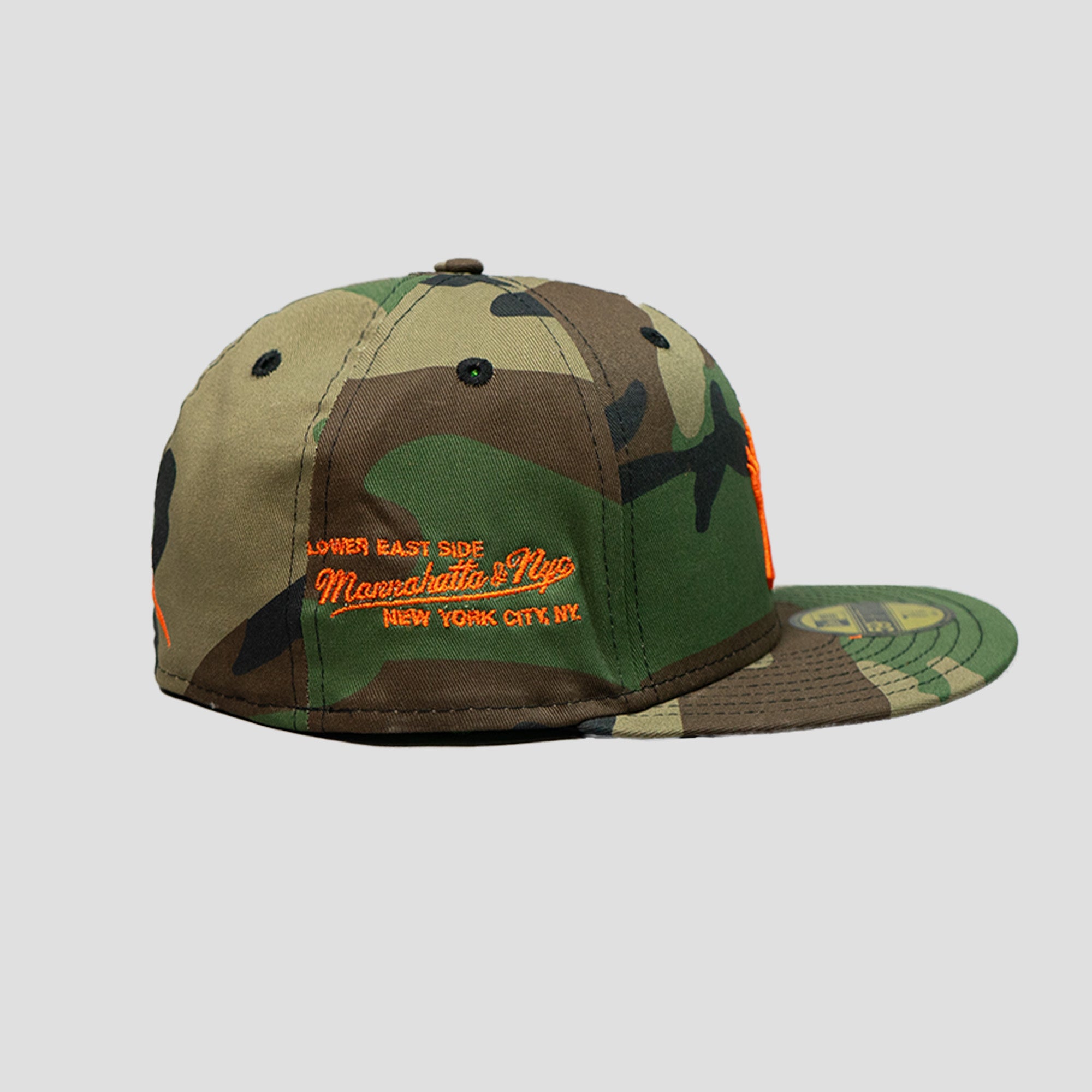 MANNAHATTA NYC FUEGO LOGO HAT (CAMO)