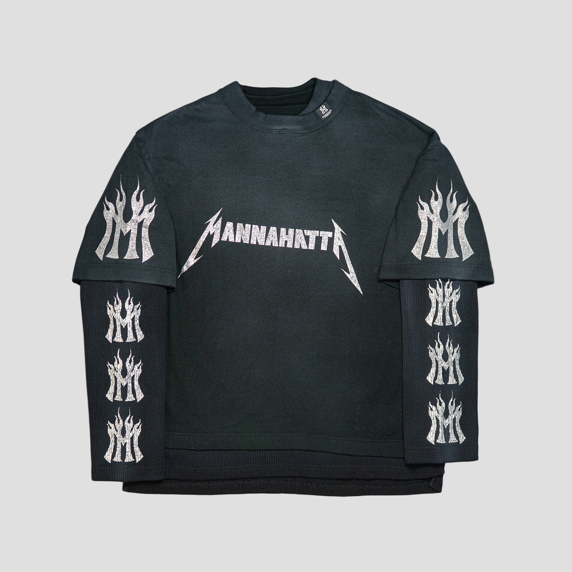 MANNAHATTA NYC x MAISON MIHARA YASUHIRO THERMAL COMBINED FUEGO T-SHIRTS