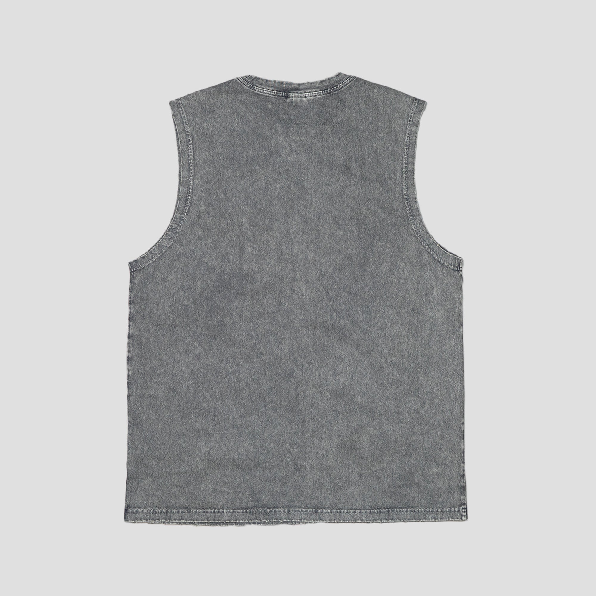 MANNAHATTA NYC LOGO STONE WASHED TANK TOP