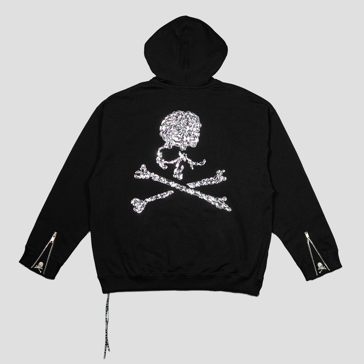 mastermind Japan - JEWEL SKULL ZIP-UP HOODIE (OVERSIZED)