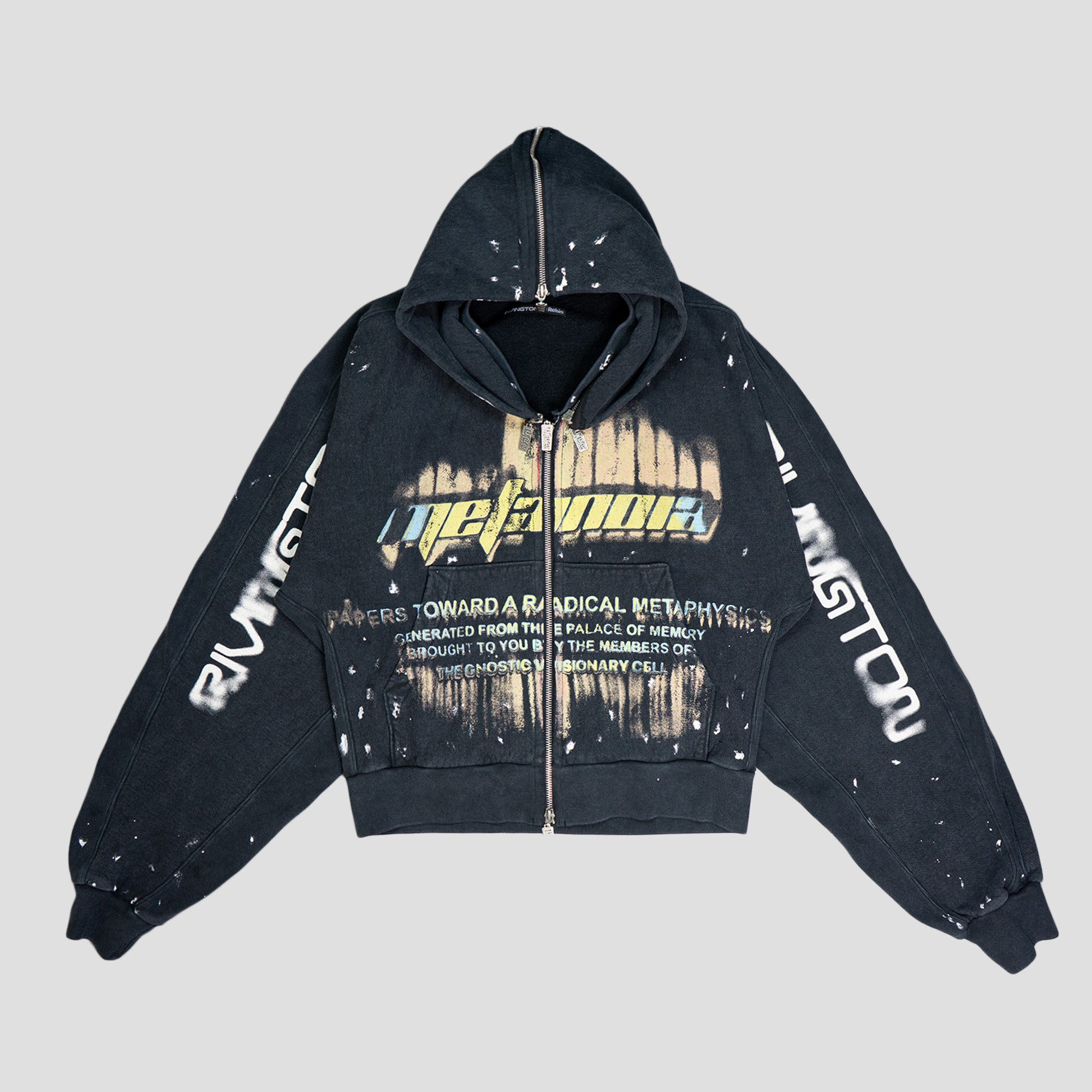 RADICAL PAPER ROSE ZIP HOODIE