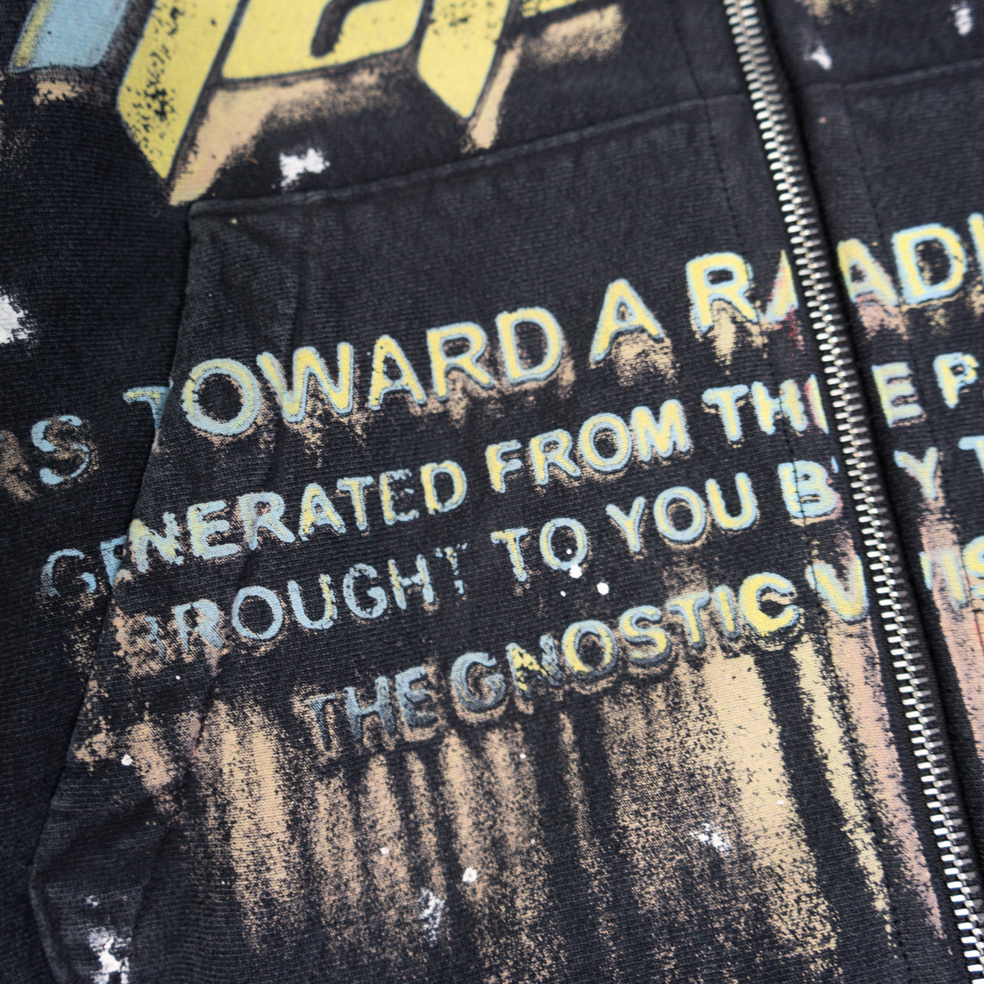 RADICAL PAPER ROSE ZIP HOODIE