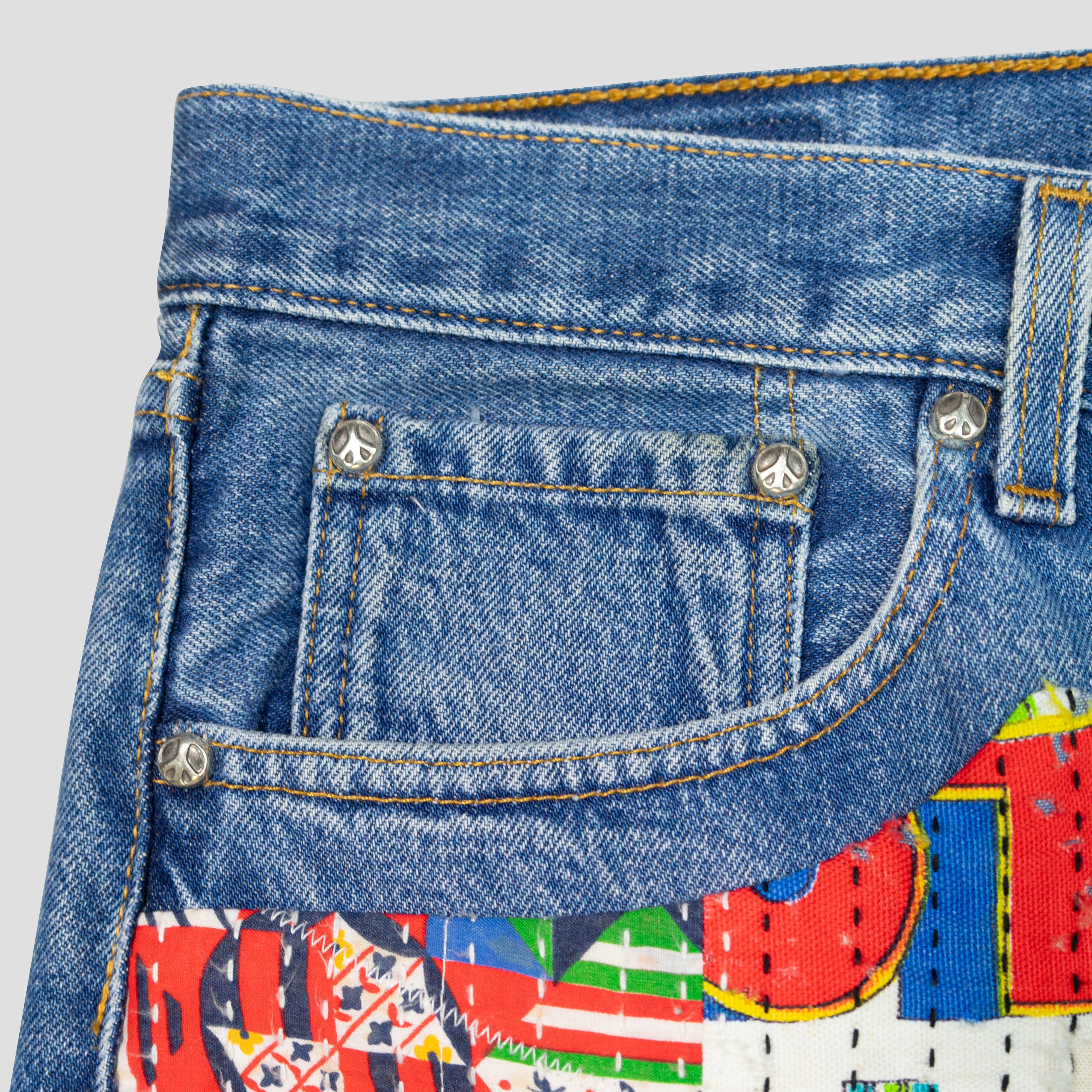 PATCHWORK JEANS