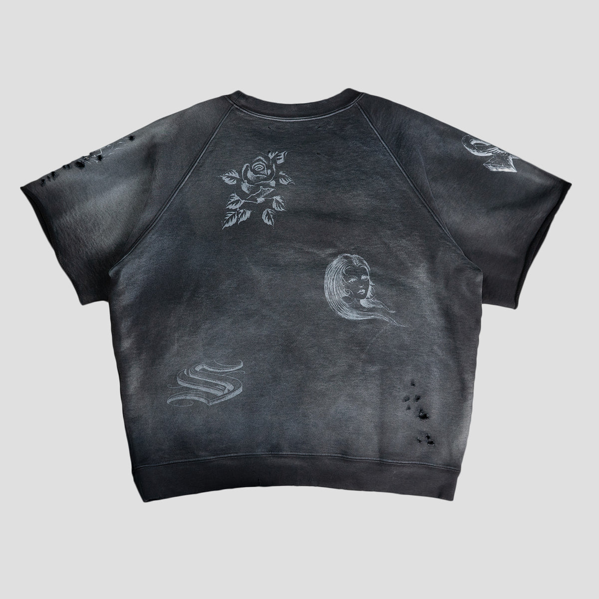 TATTED S/S RAGLAN SWEATS