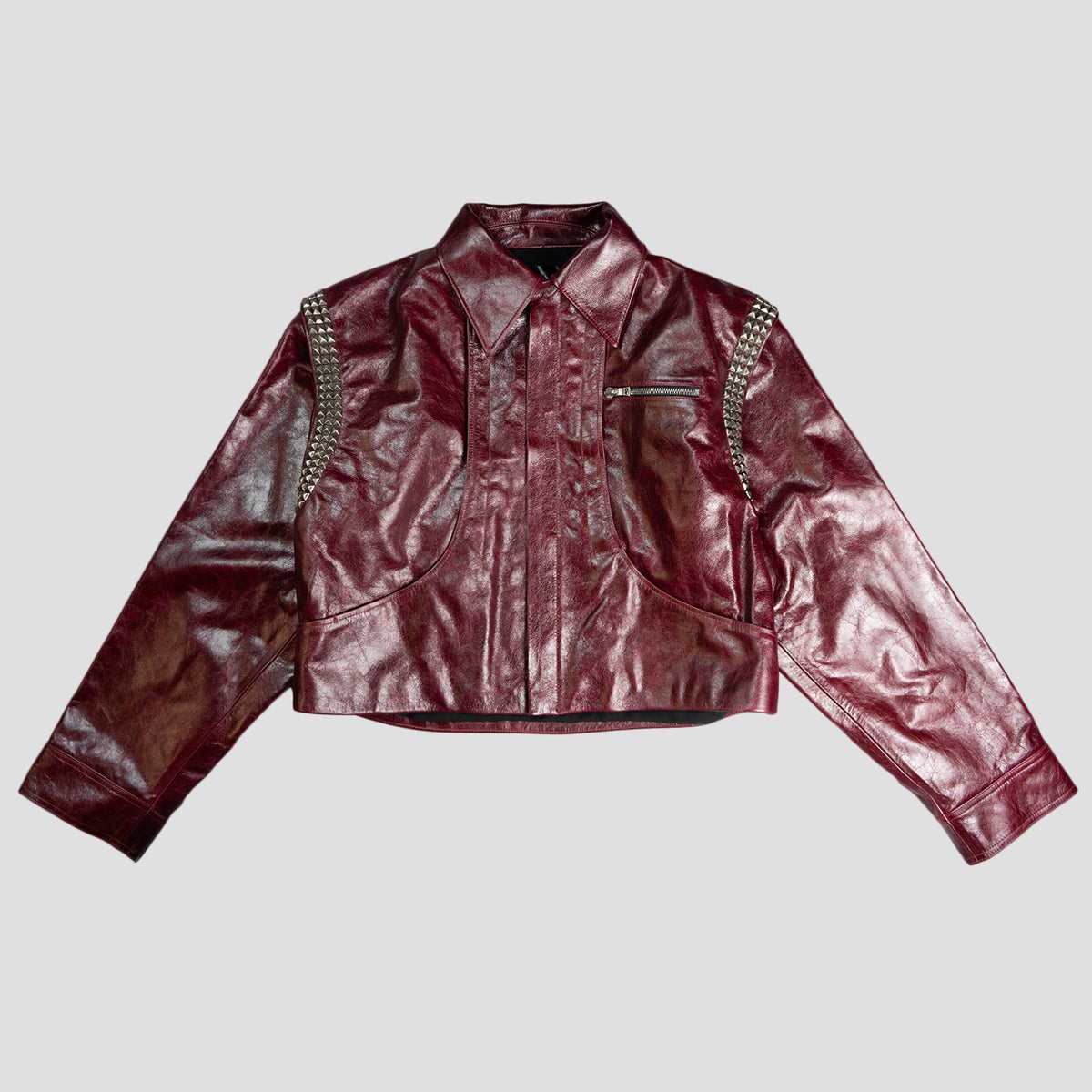 LEATHER CHOPPER JACKET