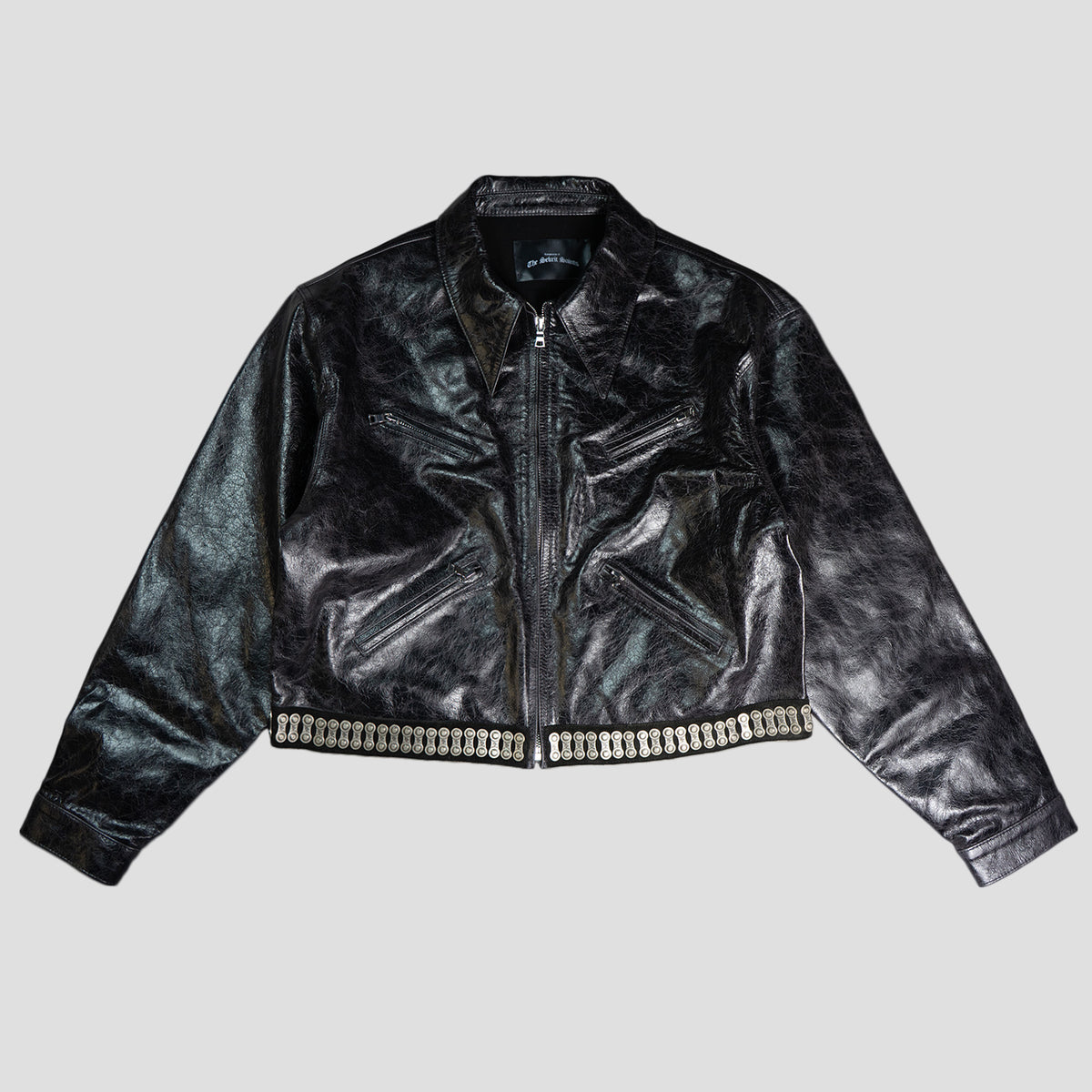 CHOPPER CHAIN LEATHER X JACKET