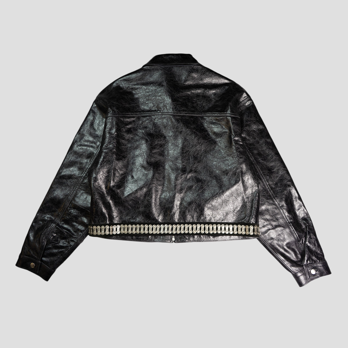 CHOPPER CHAIN LEATHER X JACKET