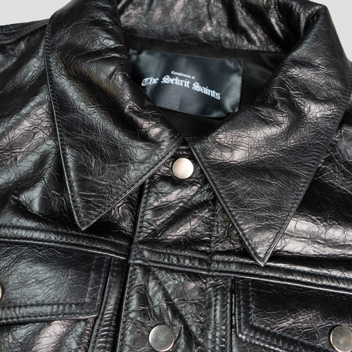 LEATHER CHOPPER VEST