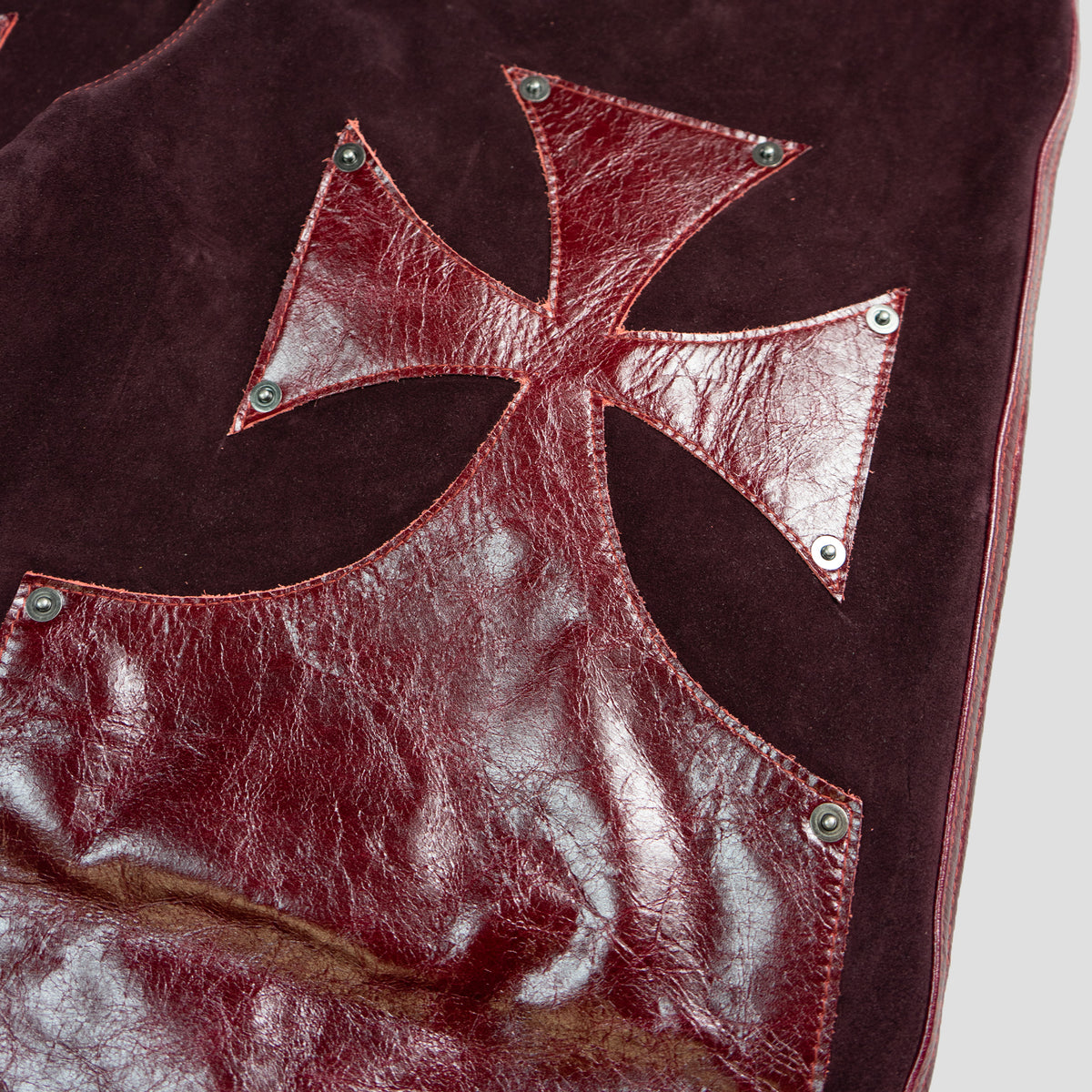 LEATHER CHOPPER SHORTS