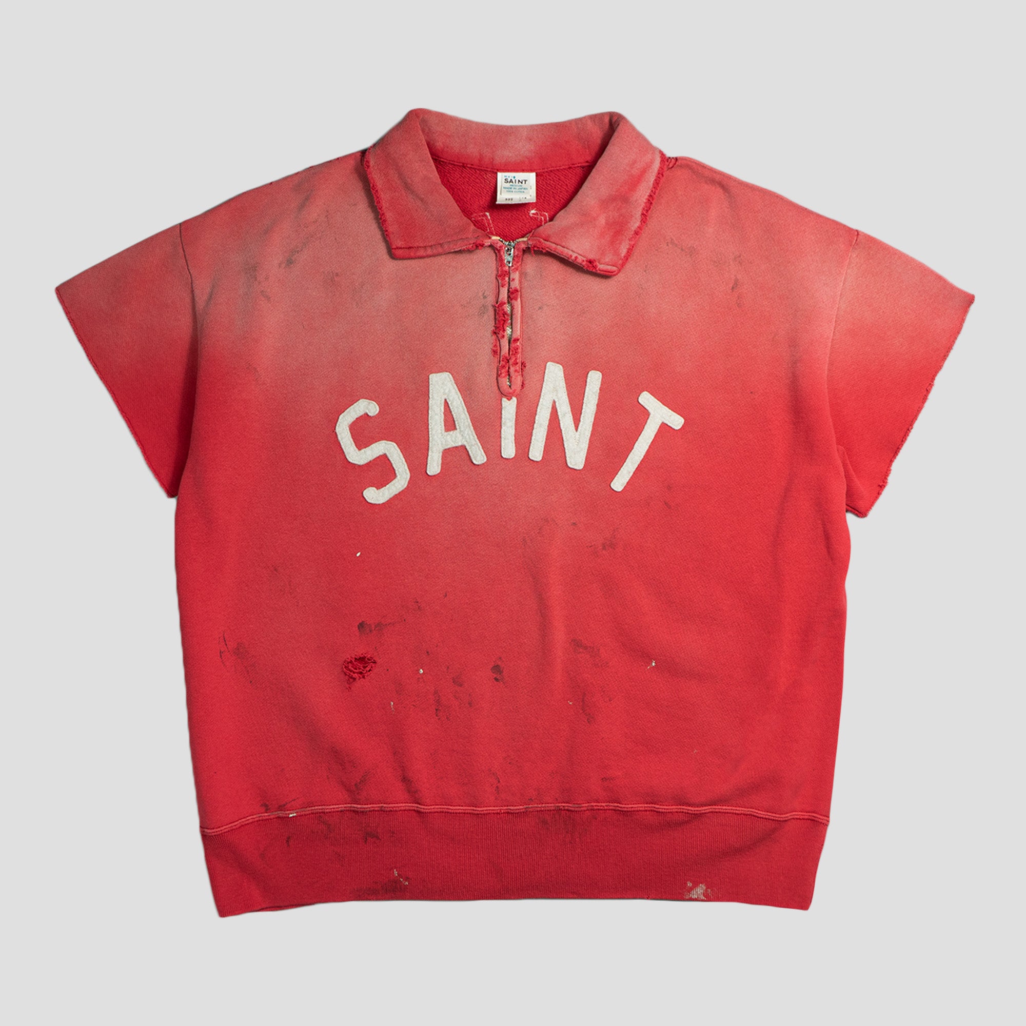 S/S HALF ZIP-SWEAT SHIRTS