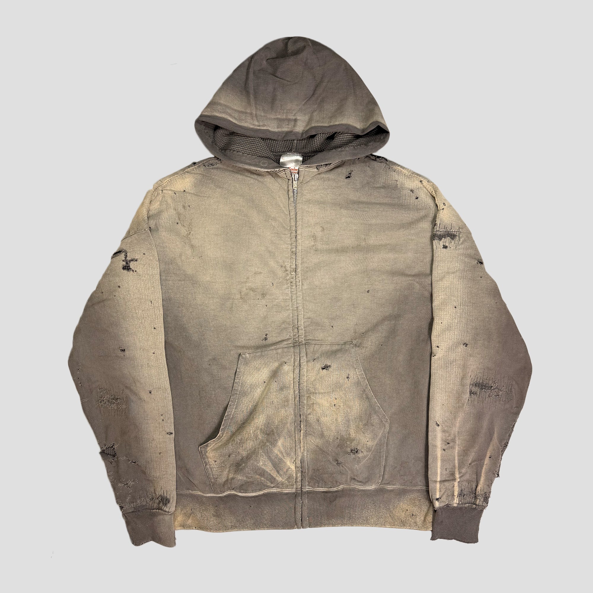 DOUBLE FACE ZIP-UP HOODIE