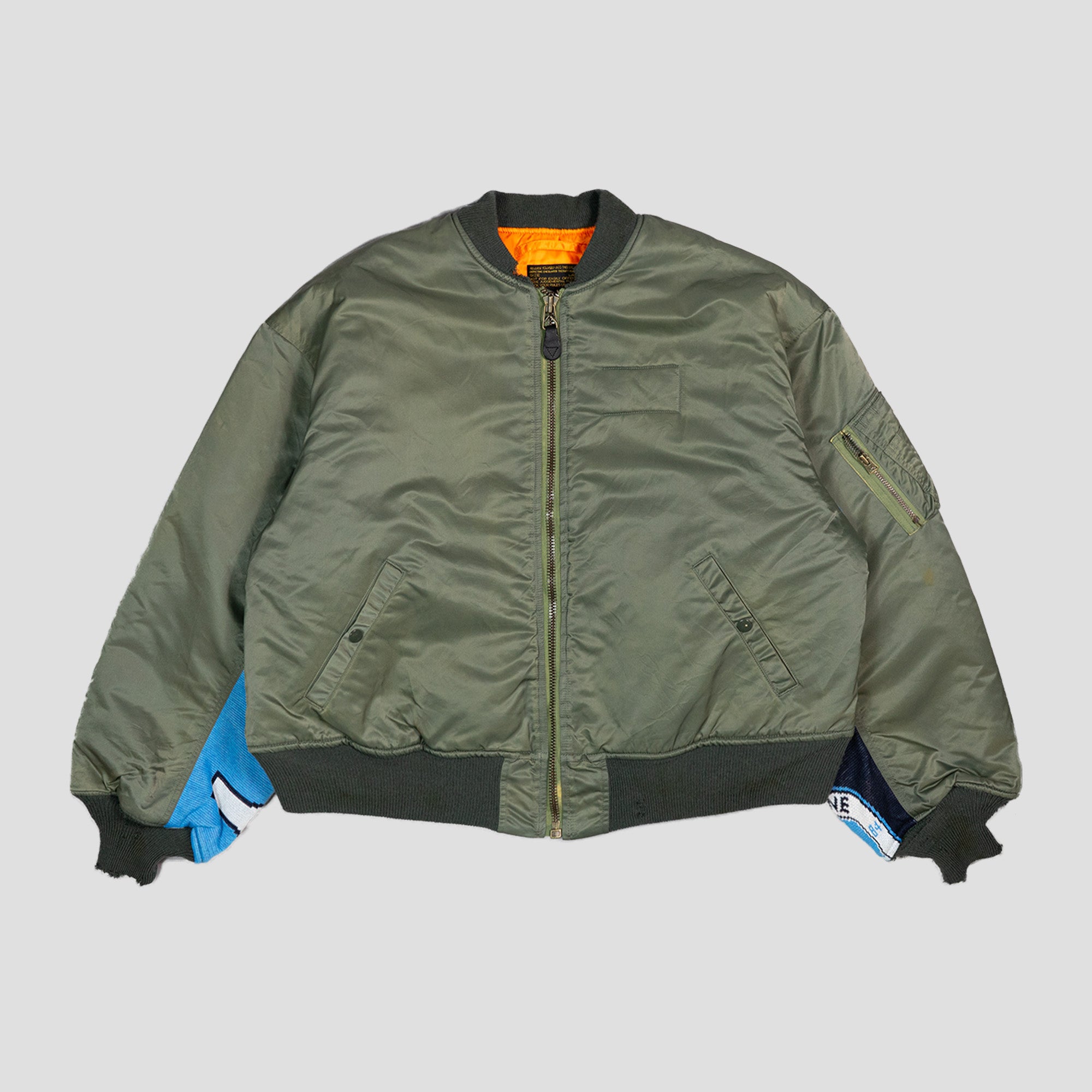 RECONSTRUCTED / REVERSIBLE MA-1 JACKET