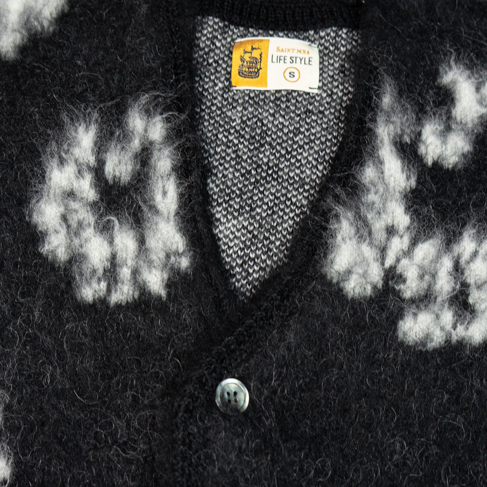 SAINT MICHAEL x DENIM TEARS MOHAIR CARDIGAN