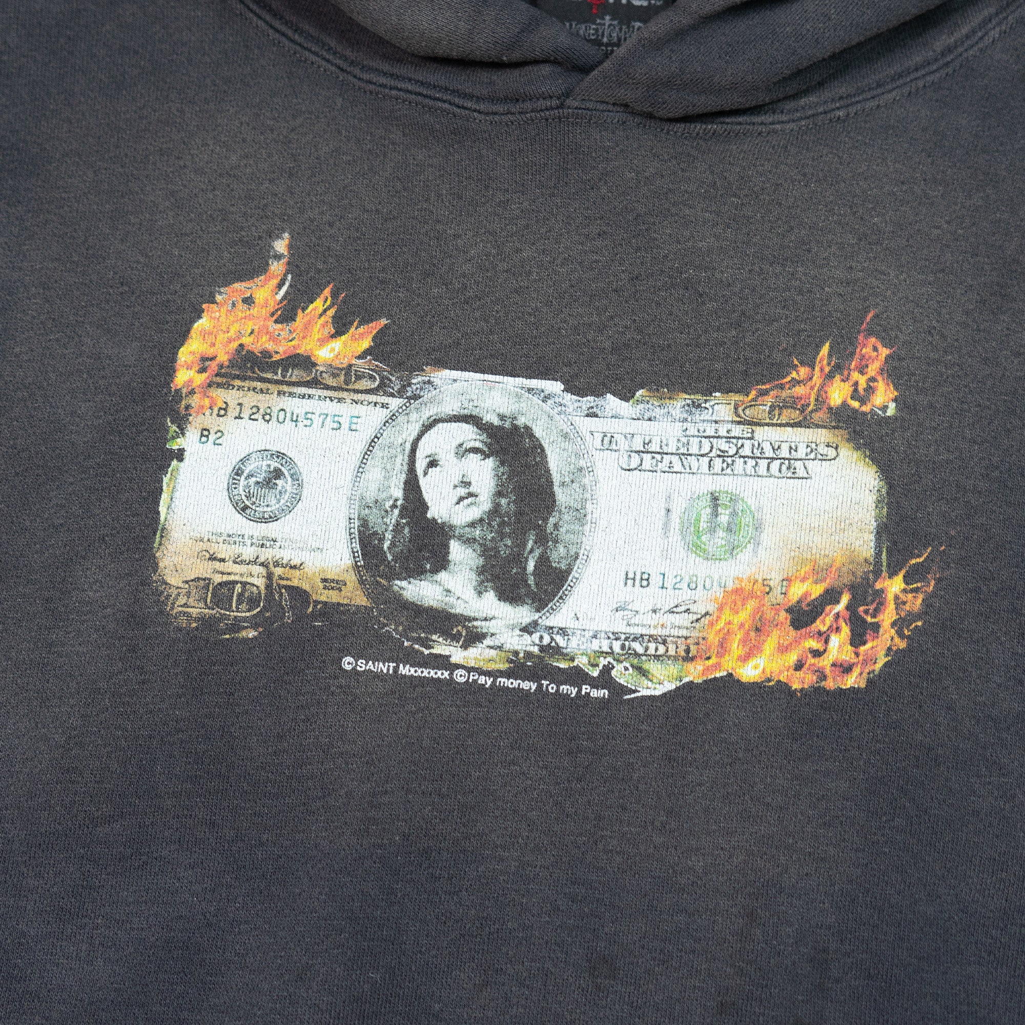 PAY MONEY TO MY PAIN DISTRESSED HOODIE