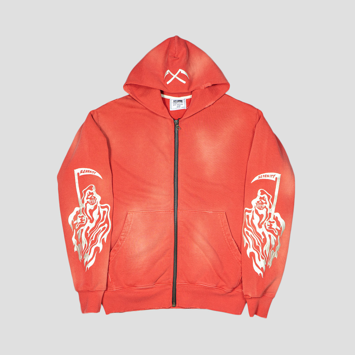 WARREN LOTAS - SERENITY REAPER DESTROYED FLEECE HOODIE