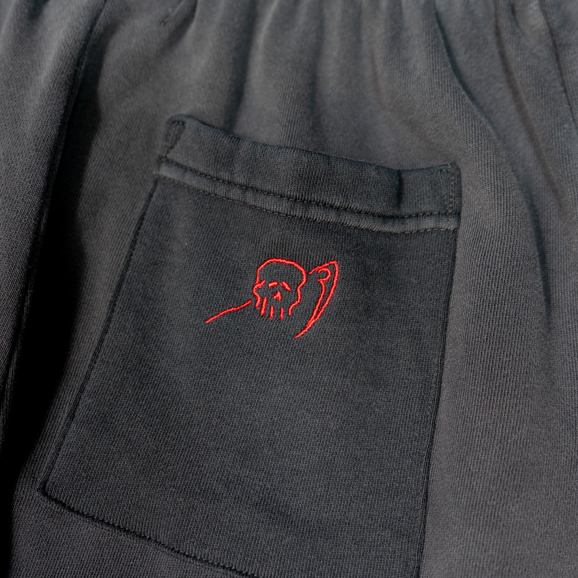 EMBROIDERED SERENITY REAPER SWEAT PANTS