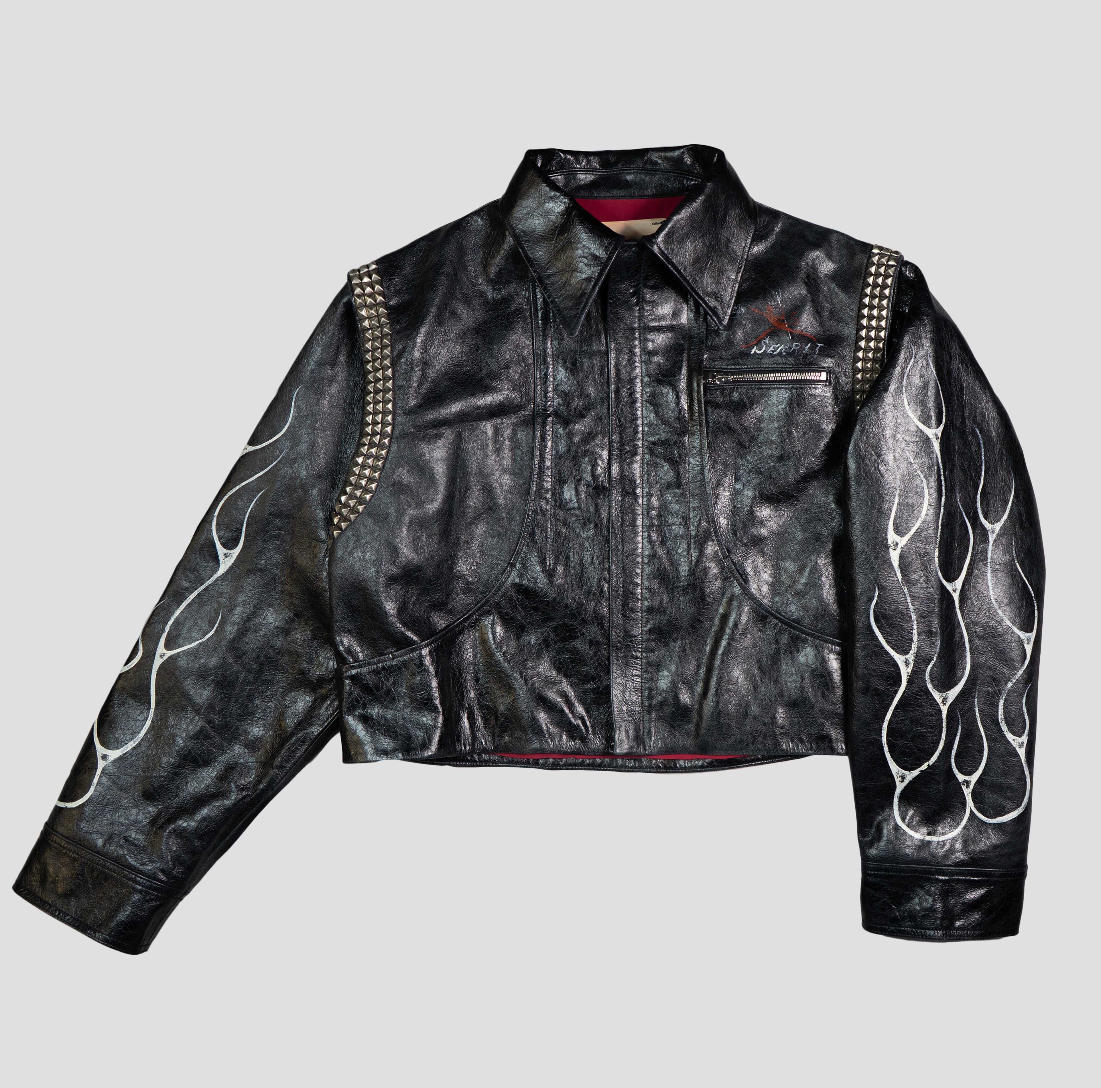 TEENANGEL HANDPAINTED CHOPPER JACKET