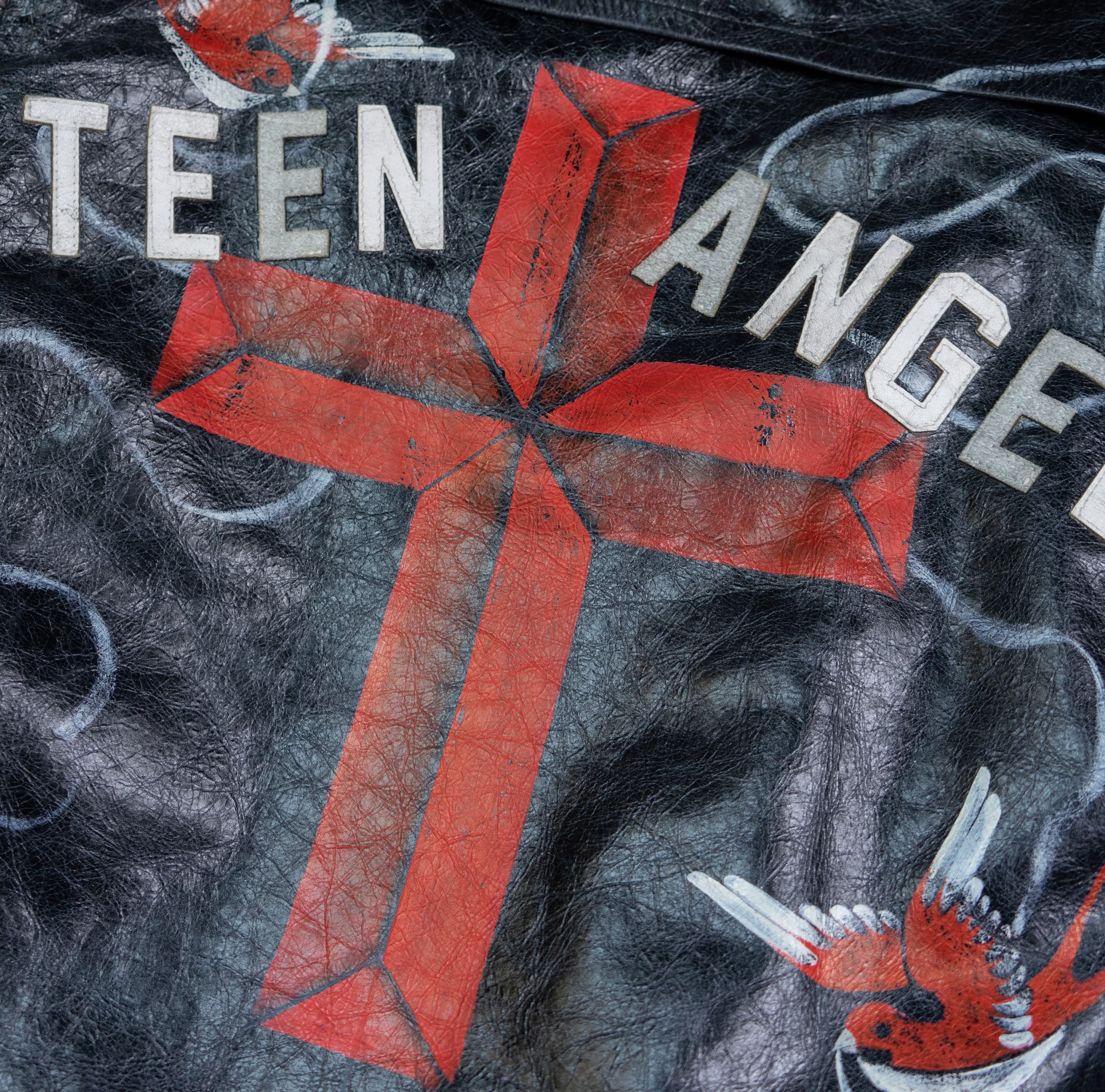 TEENANGEL HANDPAINTED CHOPPER JACKET