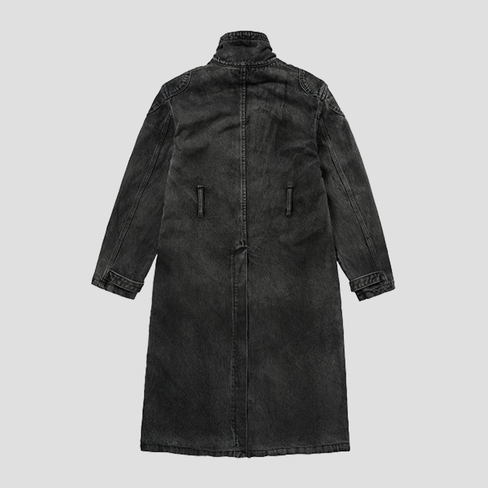 BIO SOLDIER DENIM TRENCH COAT