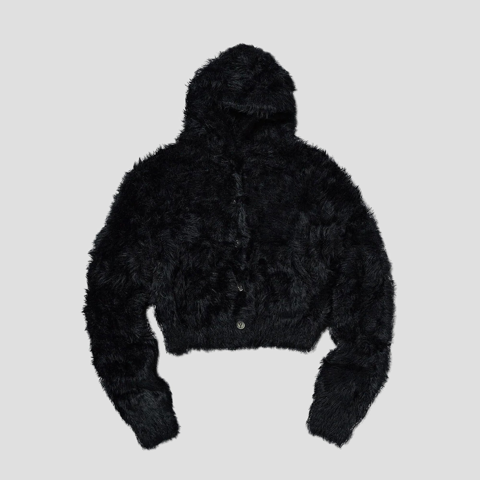 CHIMERA FUR HOODED ZIP-UP